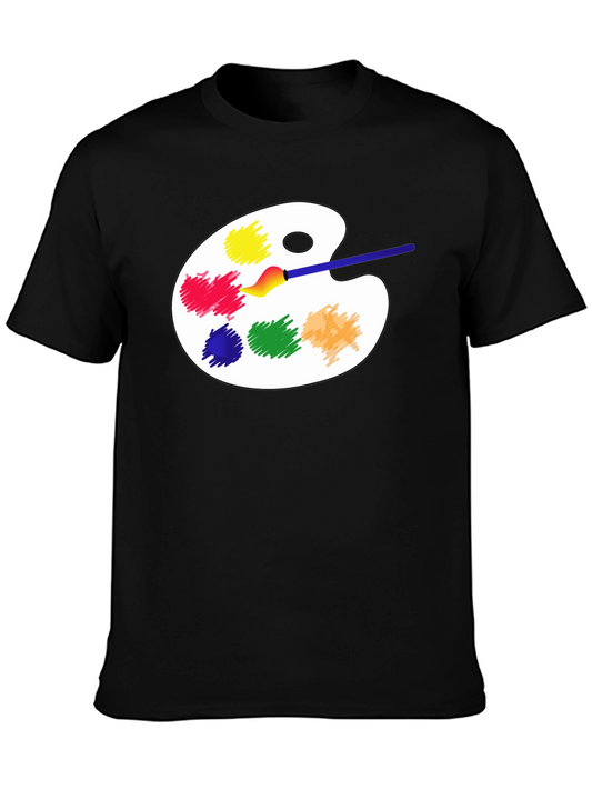 Artist Palette T-Shirt - Creative Colorful Design