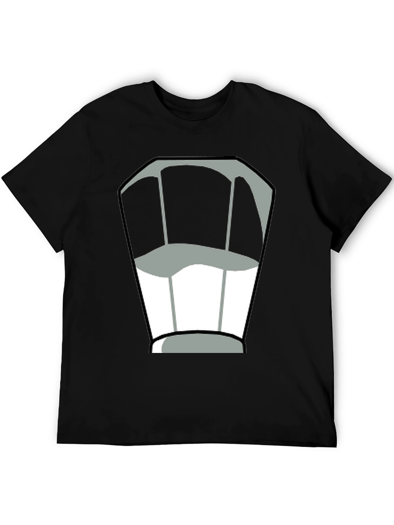 Chef Hat Graphic Tee - Black Cotton T-Shirt