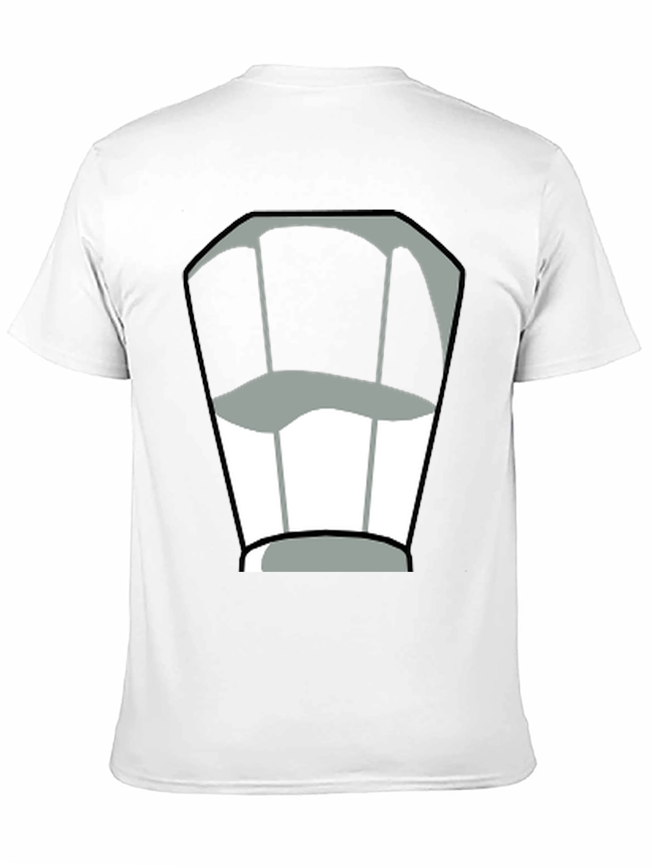 Chef Hat Graphic Tee - Black Cotton T-Shirt