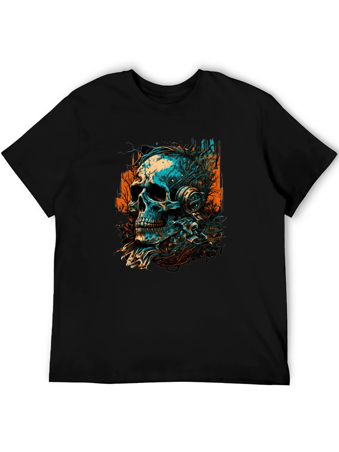 Skull Graphic Tee - Edgy Streetwear