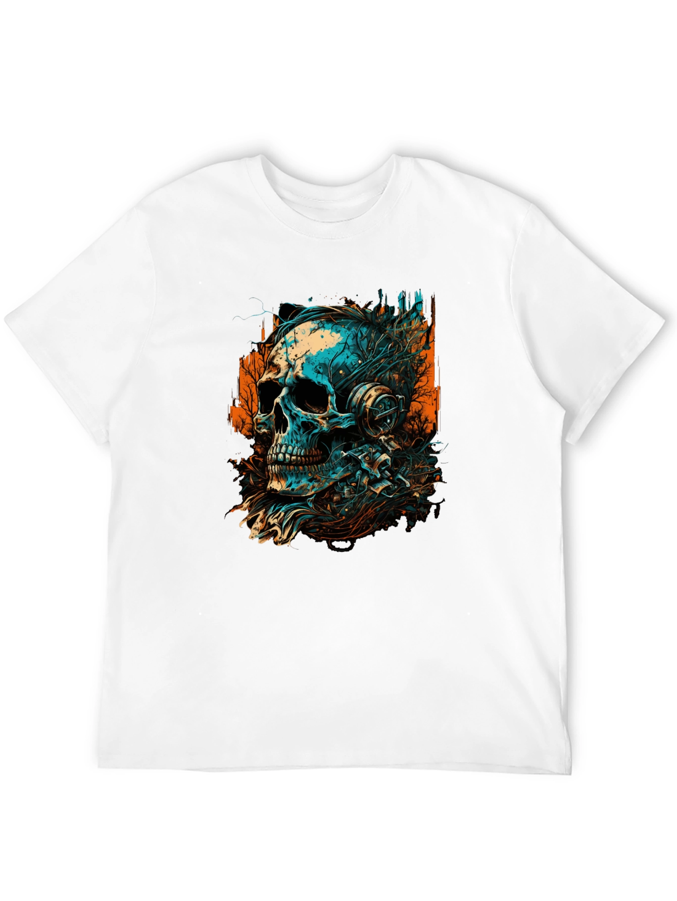 Skull Graphic Tee - Edgy Streetwear