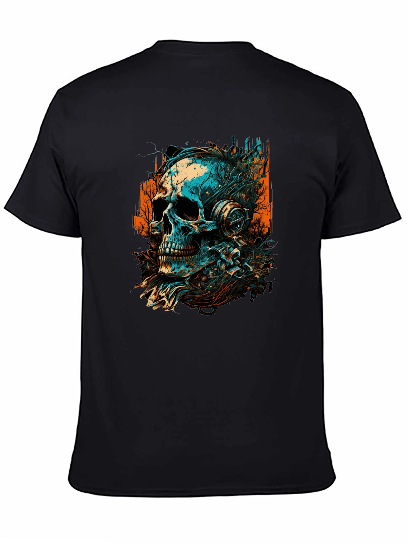Skull Graphic Tee - Edgy Streetwear