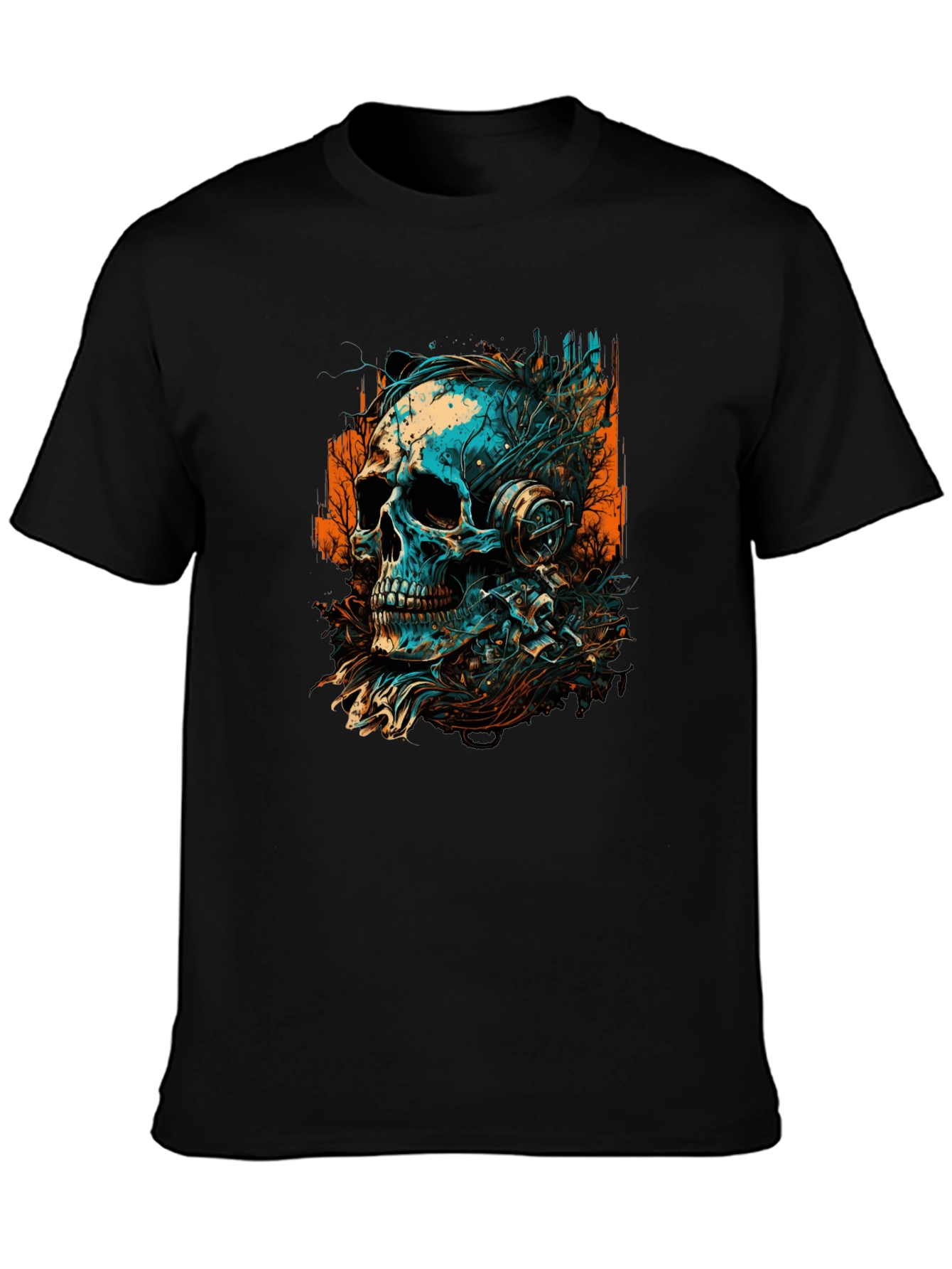 Skull Graphic Tee - Edgy Streetwear