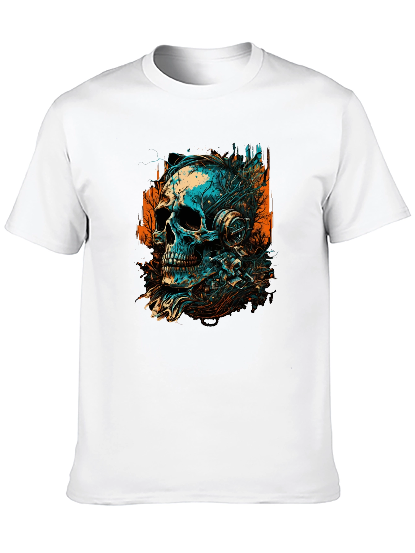 Skull Graphic Tee - Edgy Streetwear
