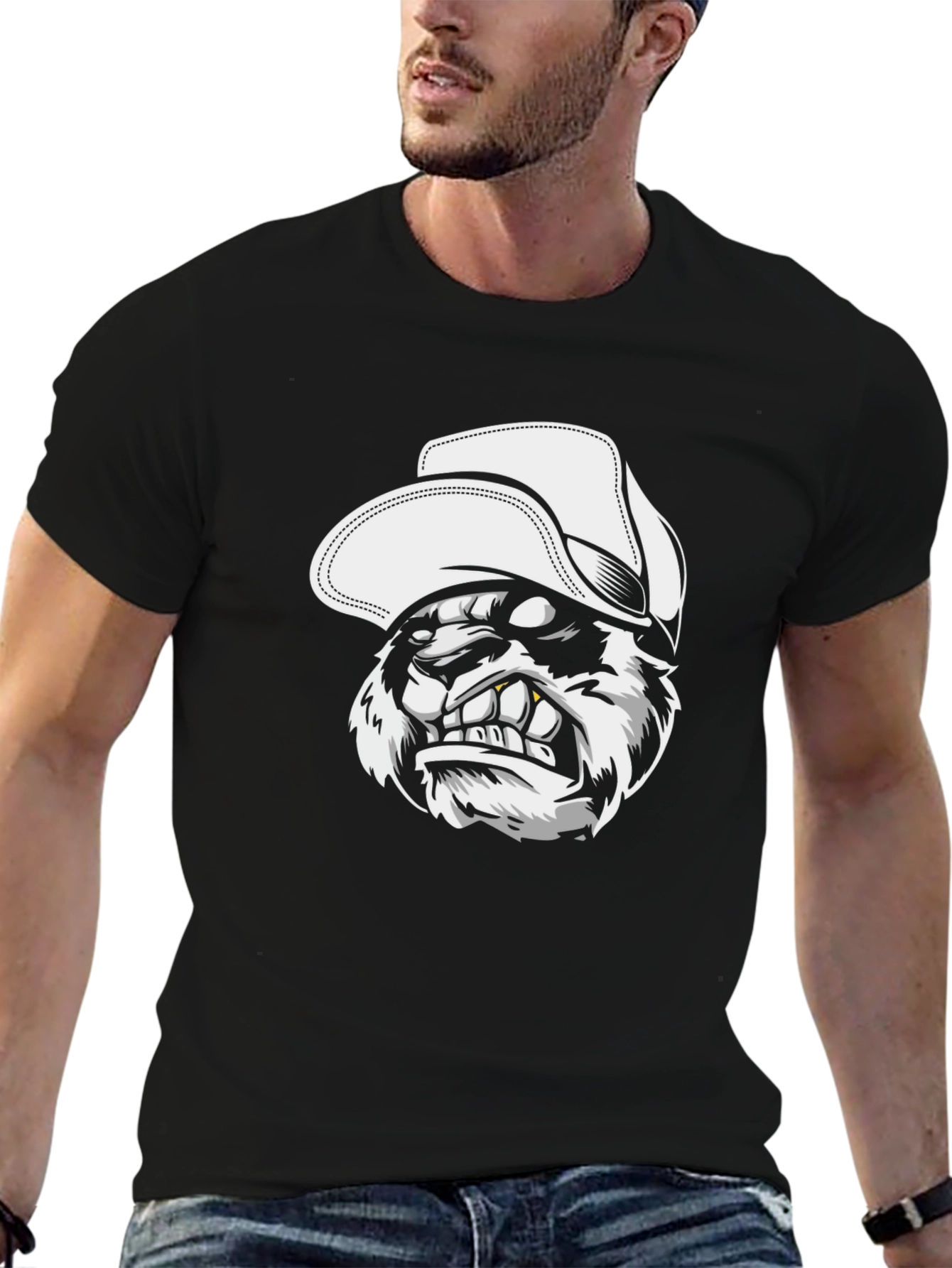 Cowboy Bear Graphic T-Shirt