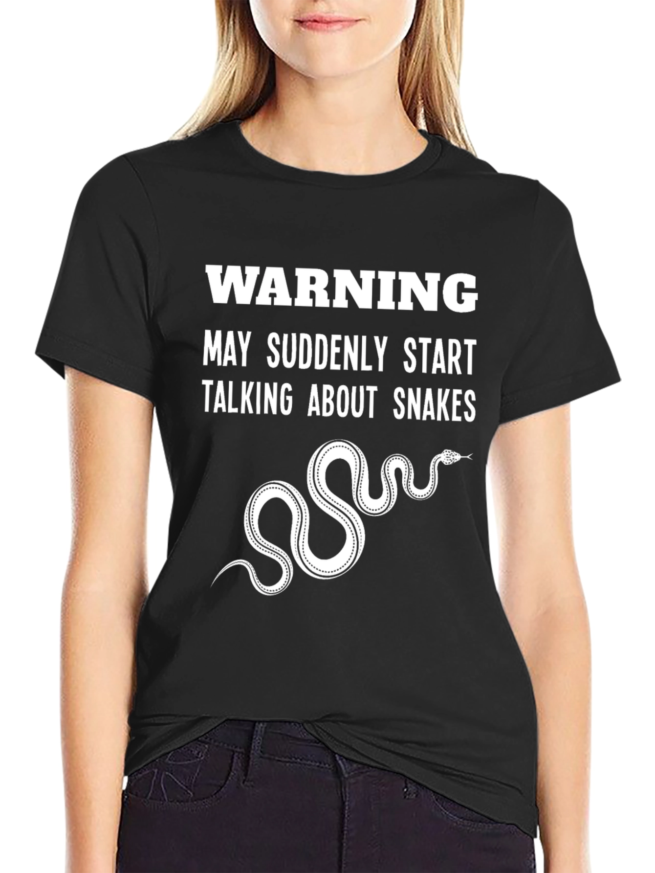 Warning May Talk About Snakes T-Shirt