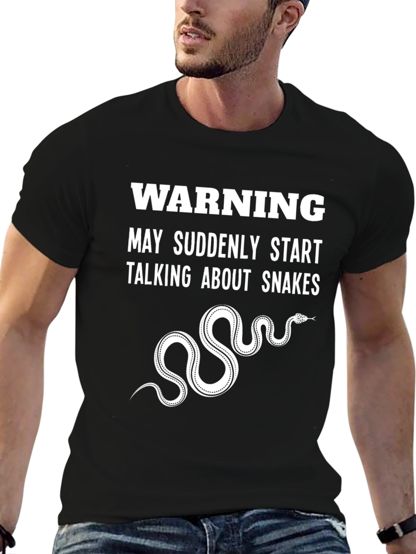 Warning May Talk About Snakes T-Shirt