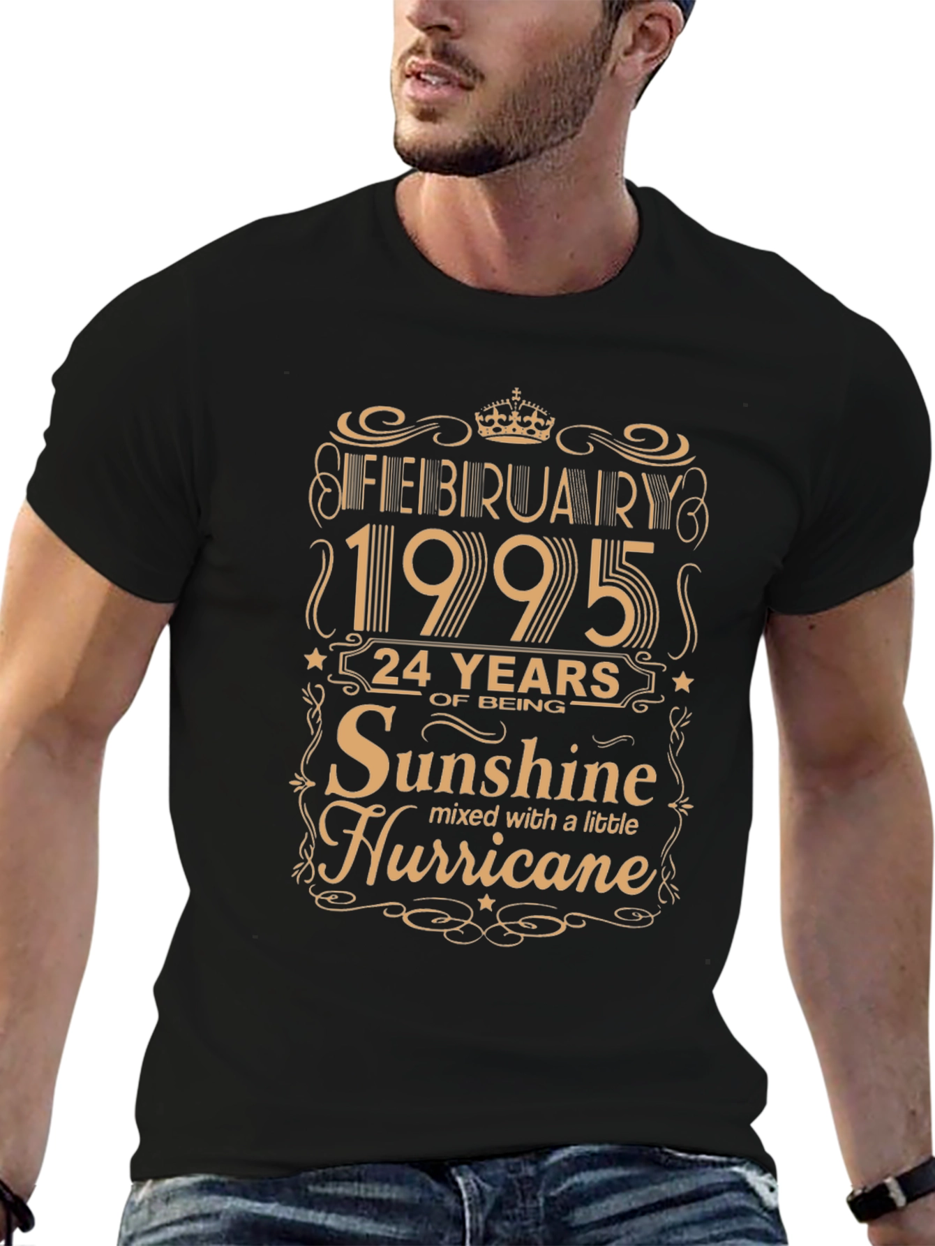 February 1995 Sunshine Hurricane Graphic T-Shirt