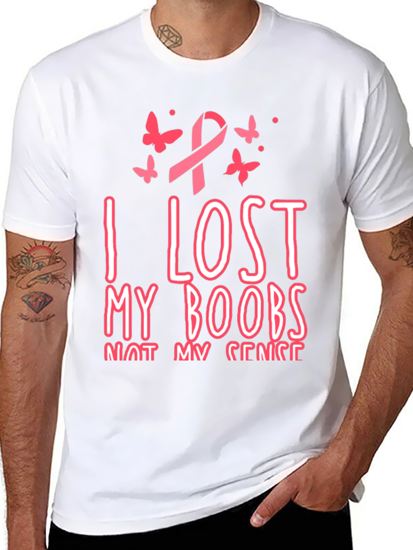 I Lost My Boobs Not My Sense T-Shirt