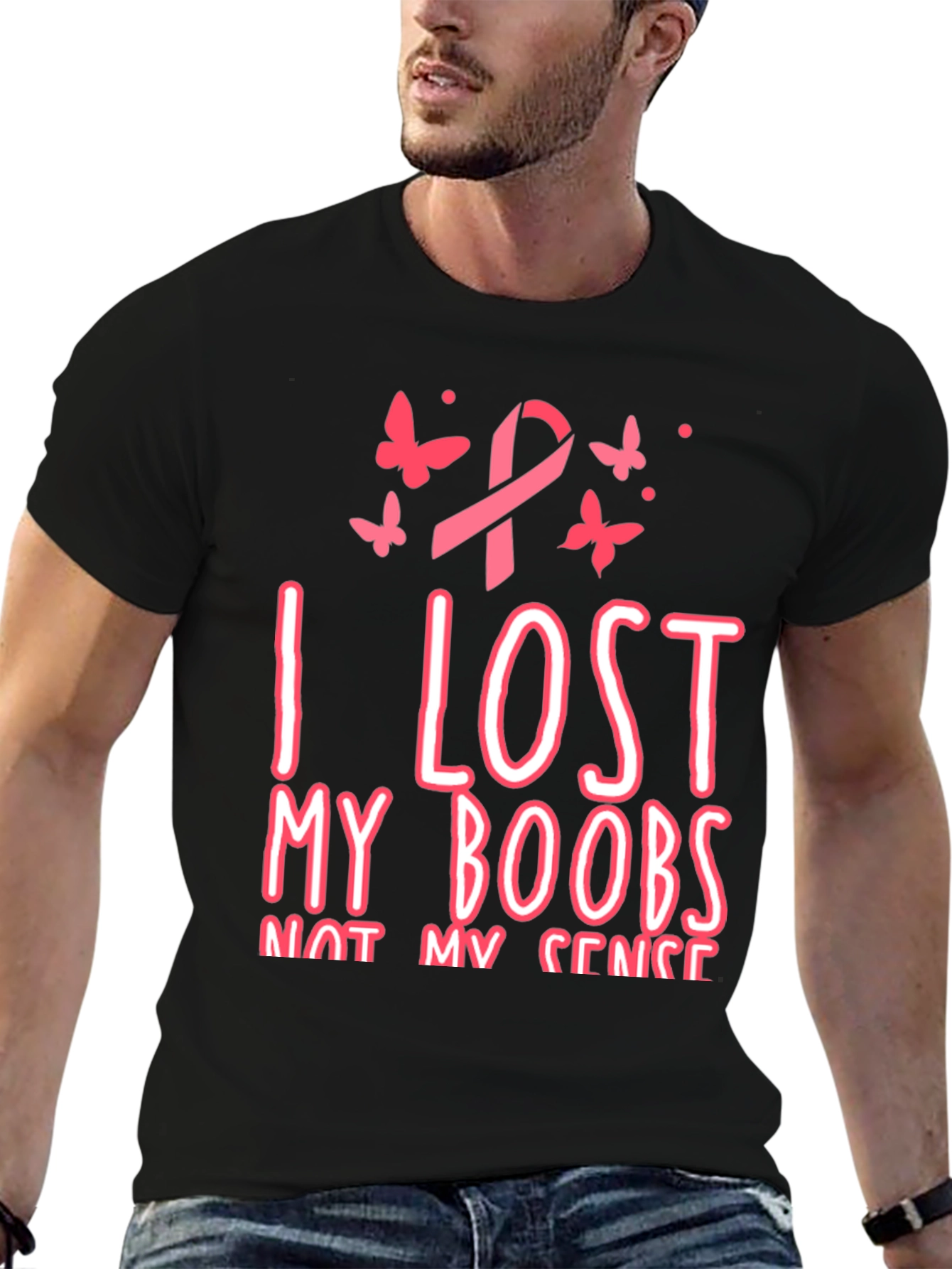 I Lost My Boobs Not My Sense T-Shirt