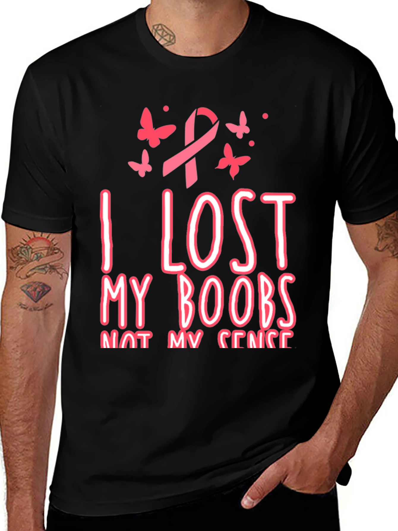 I Lost My Boobs Not My Sense T-Shirt