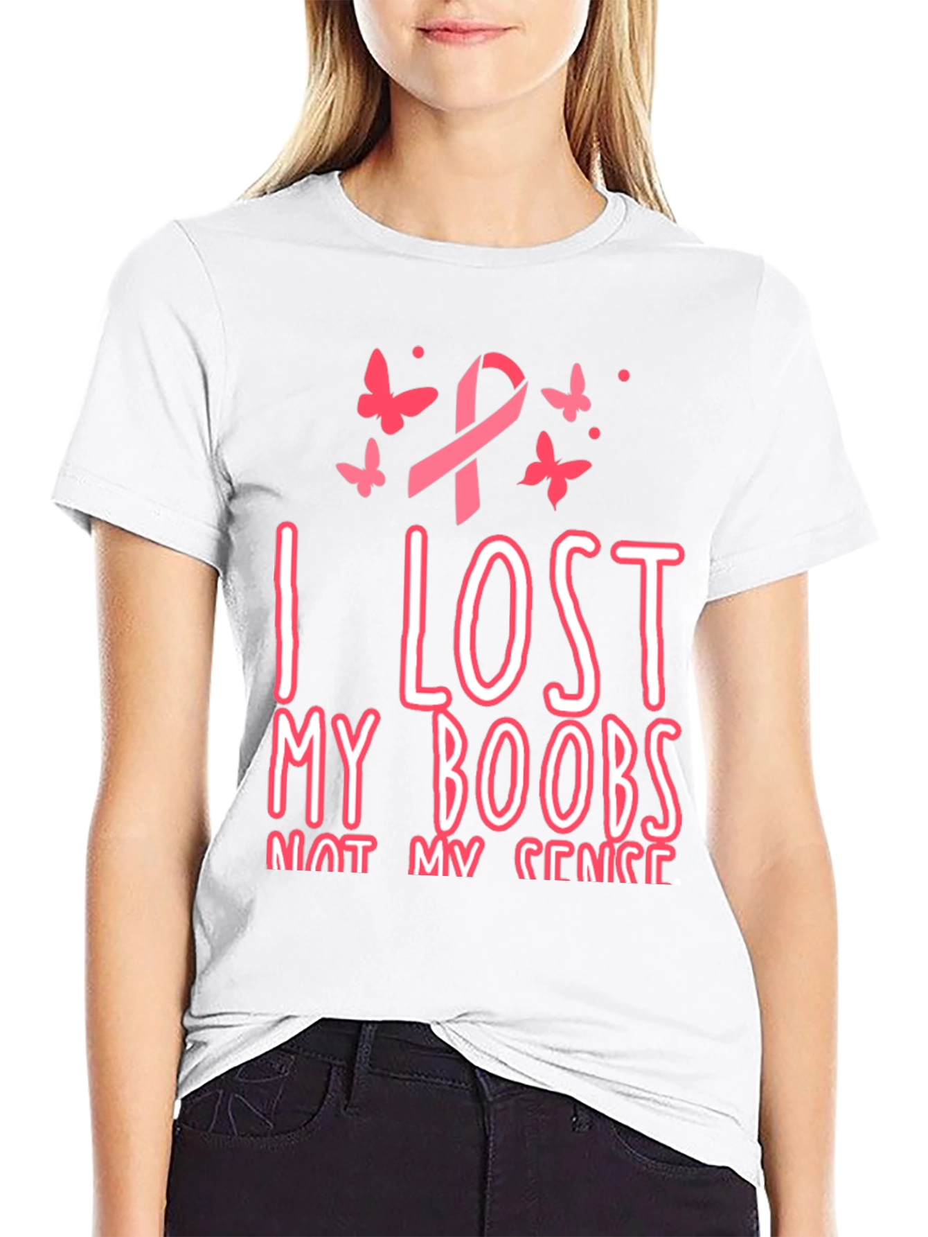 I Lost My Boobs Not My Sense T-Shirt
