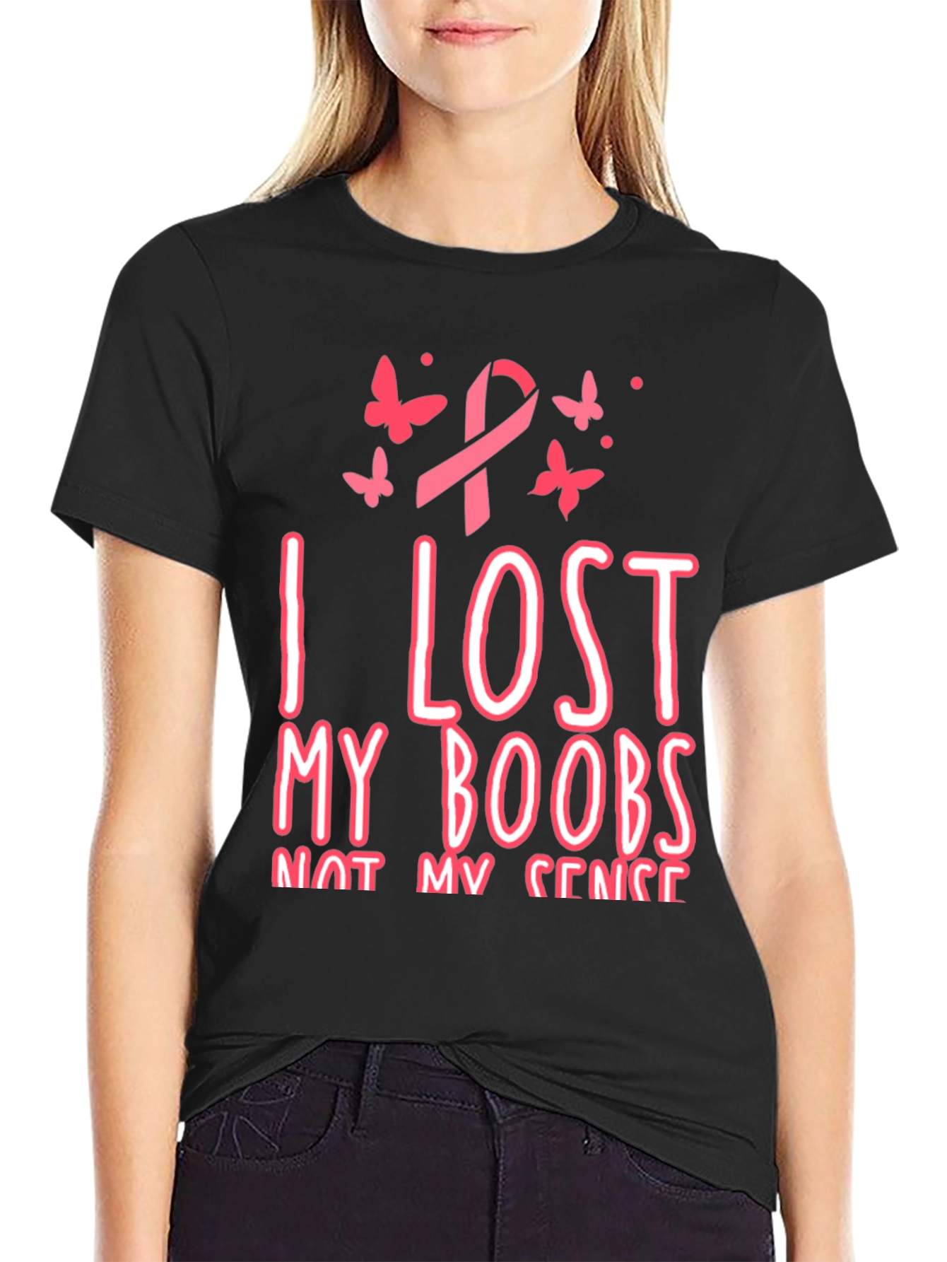 I Lost My Boobs Not My Sense T-Shirt