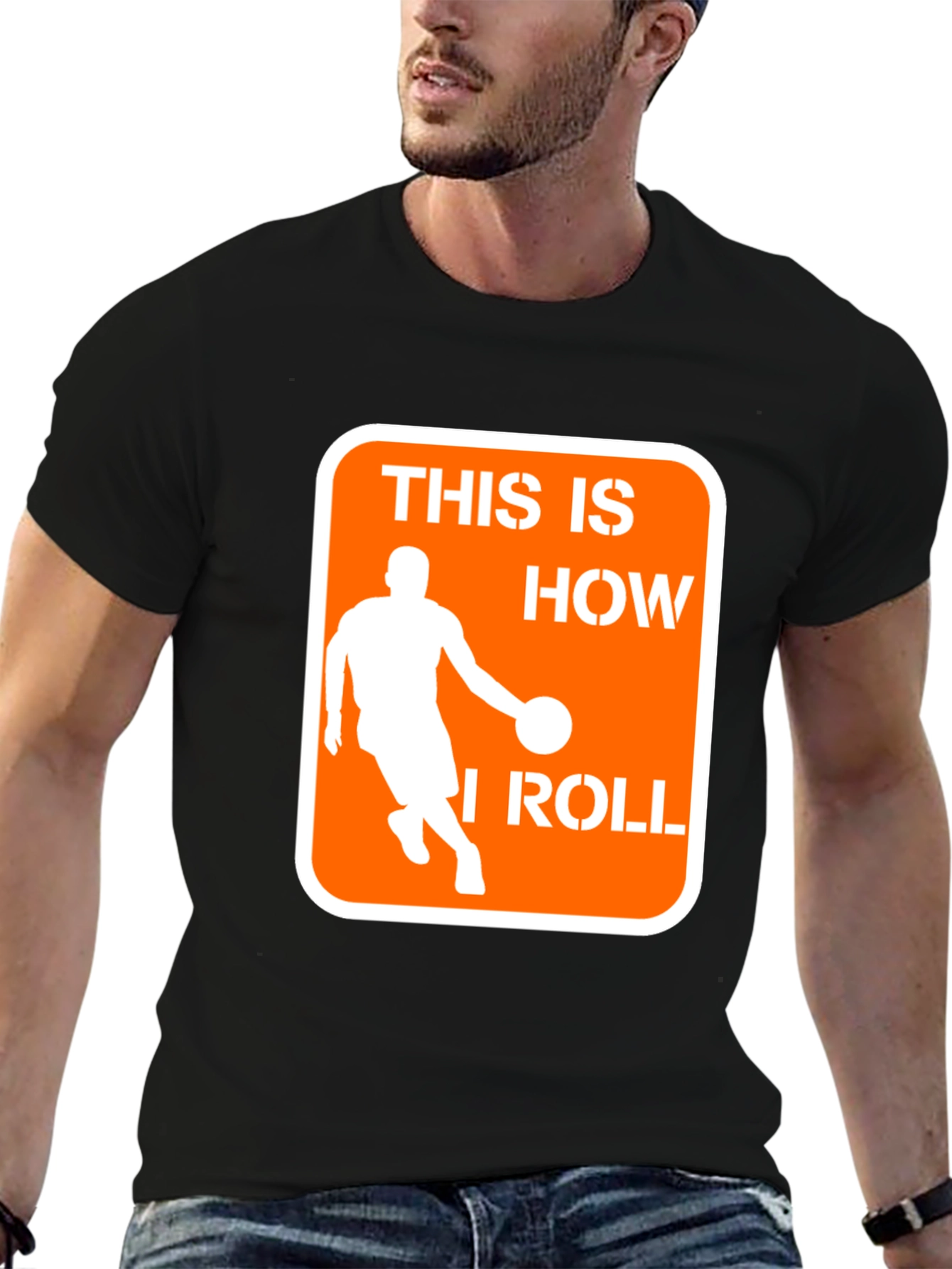 This is How I Roll Basketball T-Shirt