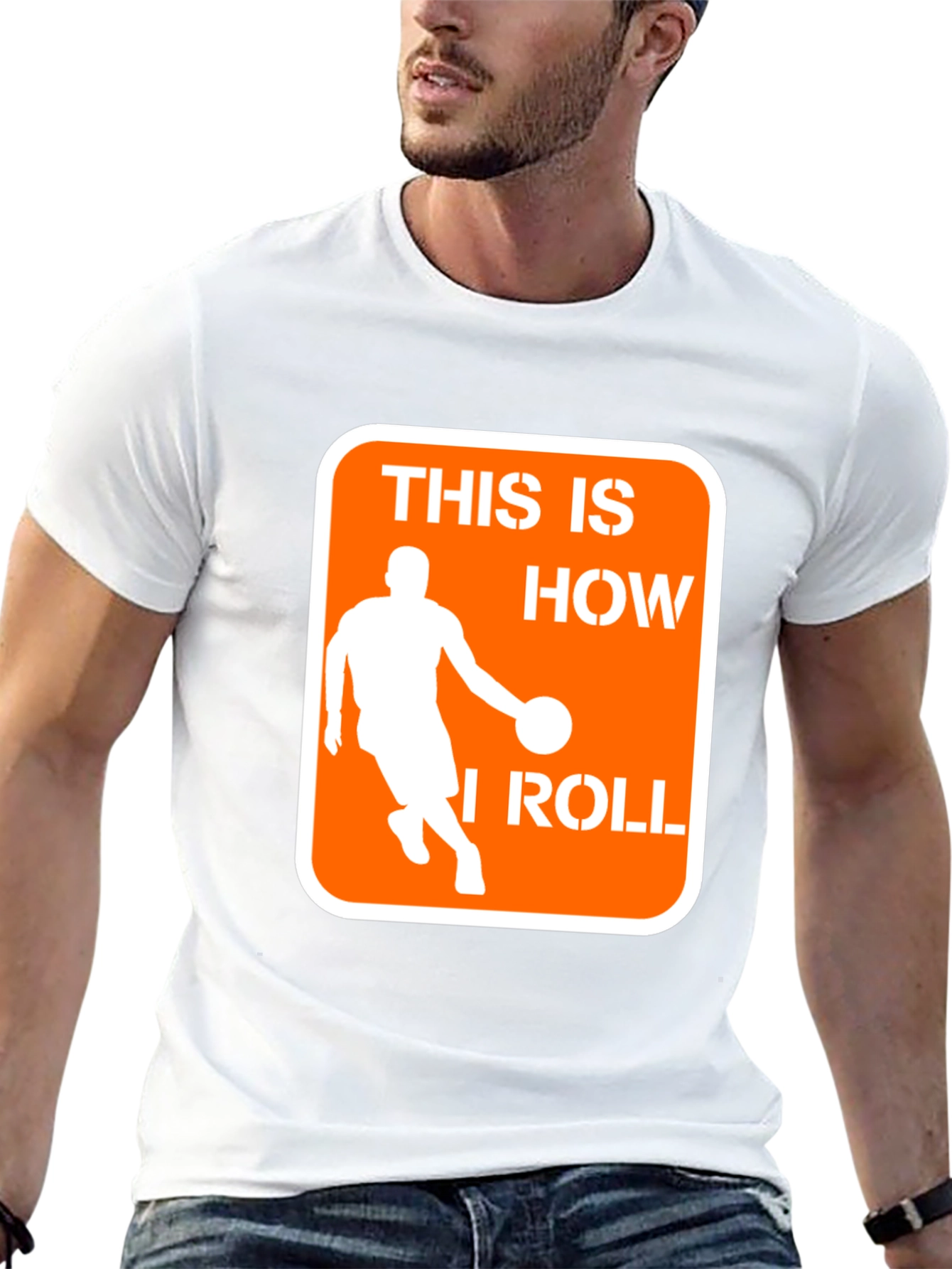 This is How I Roll Basketball T-Shirt