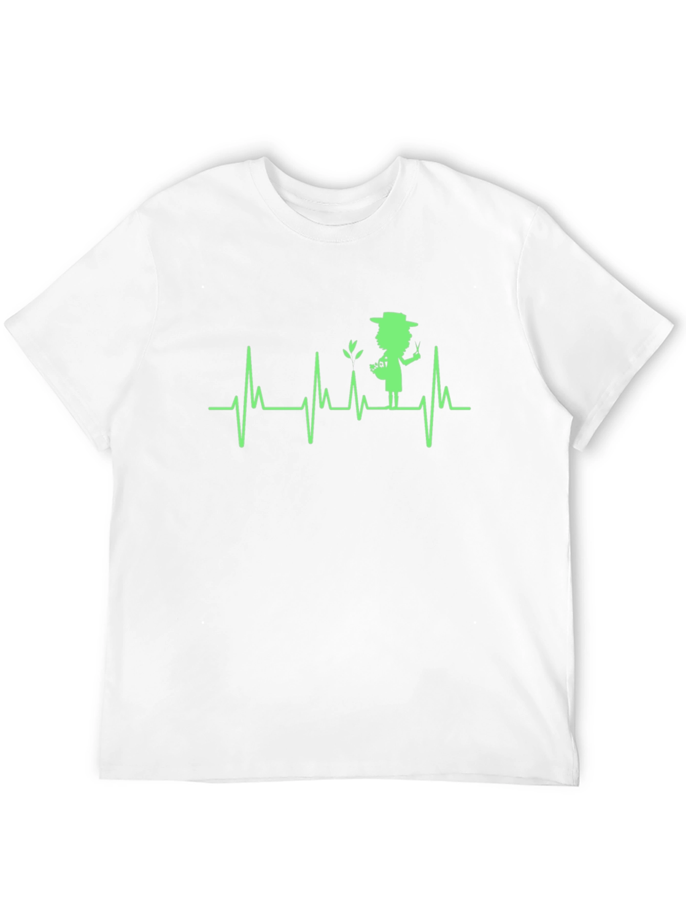Gardener Heartbeat Black T-Shirt
