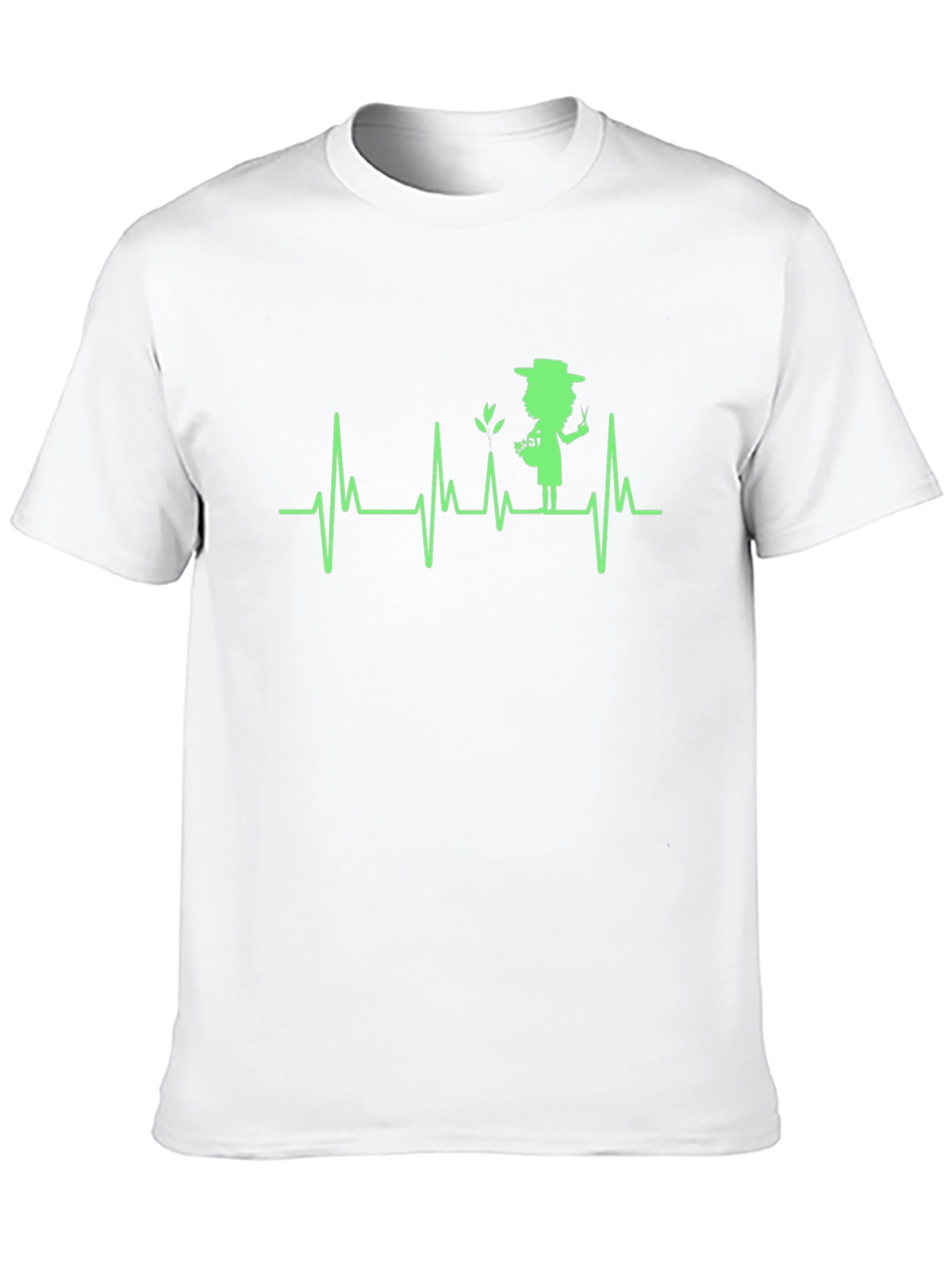Gardener Heartbeat Black T-Shirt