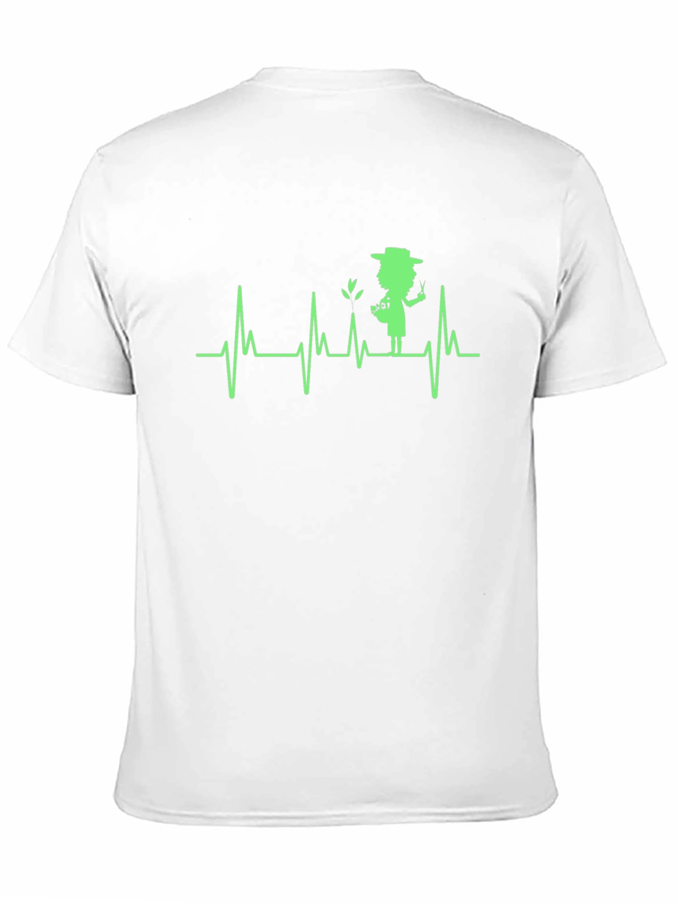 Gardener Heartbeat Black T-Shirt