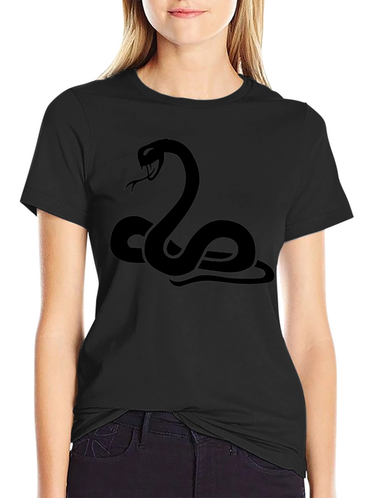 Black Snake Graphic Tee - Stylish Mens T-Shirt