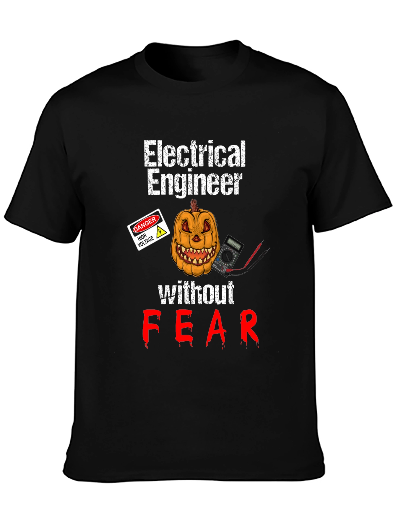 Electrical Engineer Halloween Fear T-Shirt
