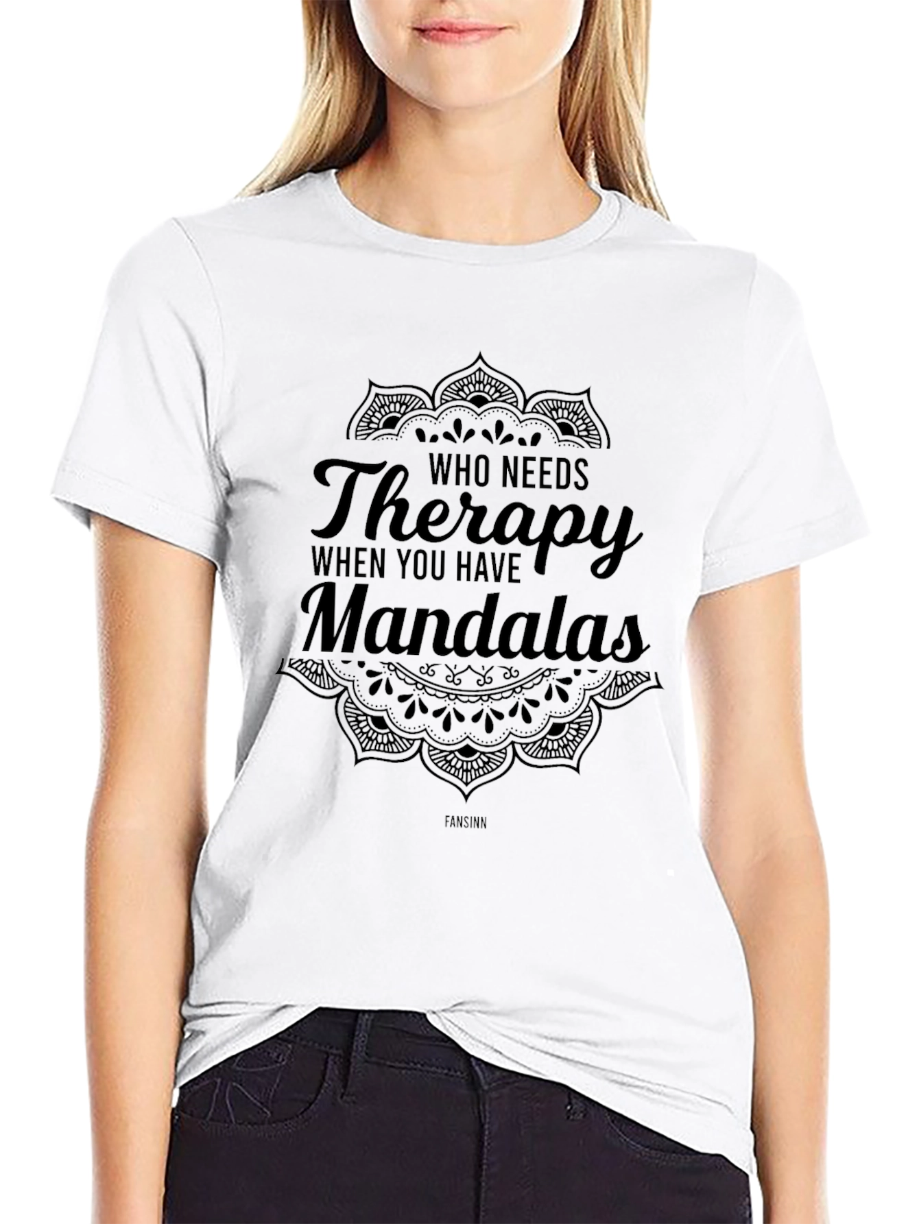Therapy Mandalas Graphic Tee