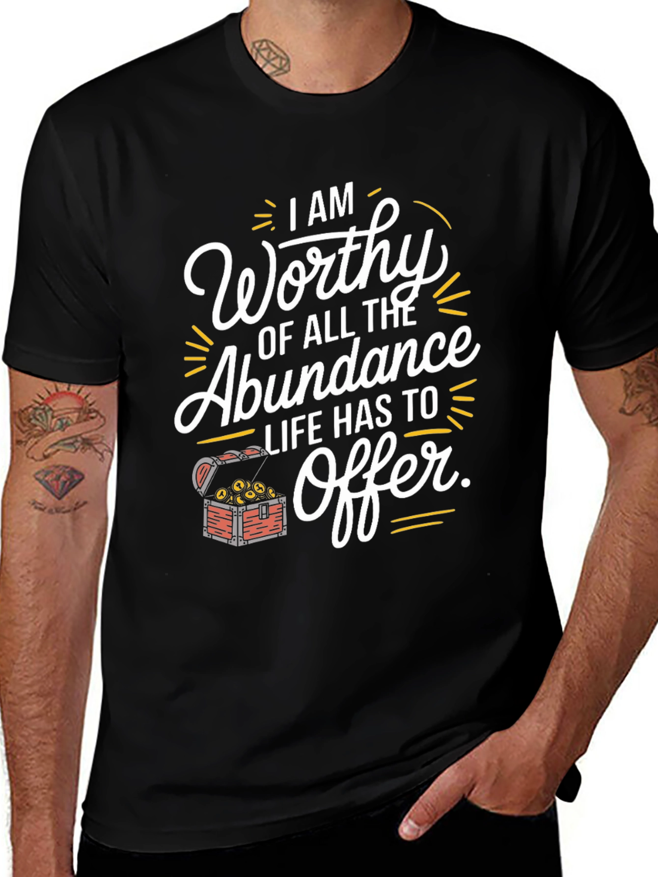 Worthy of Abundance Graphic T-Shirt