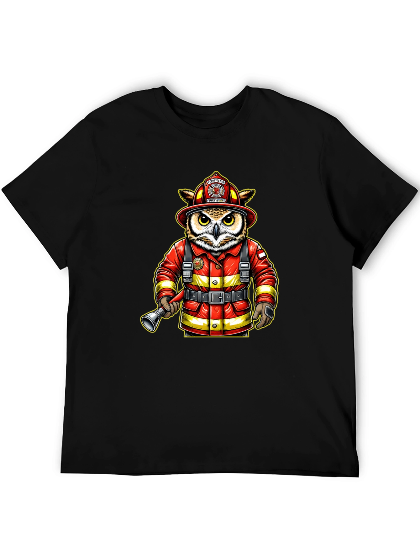 Owl Firefighter T-Shirt