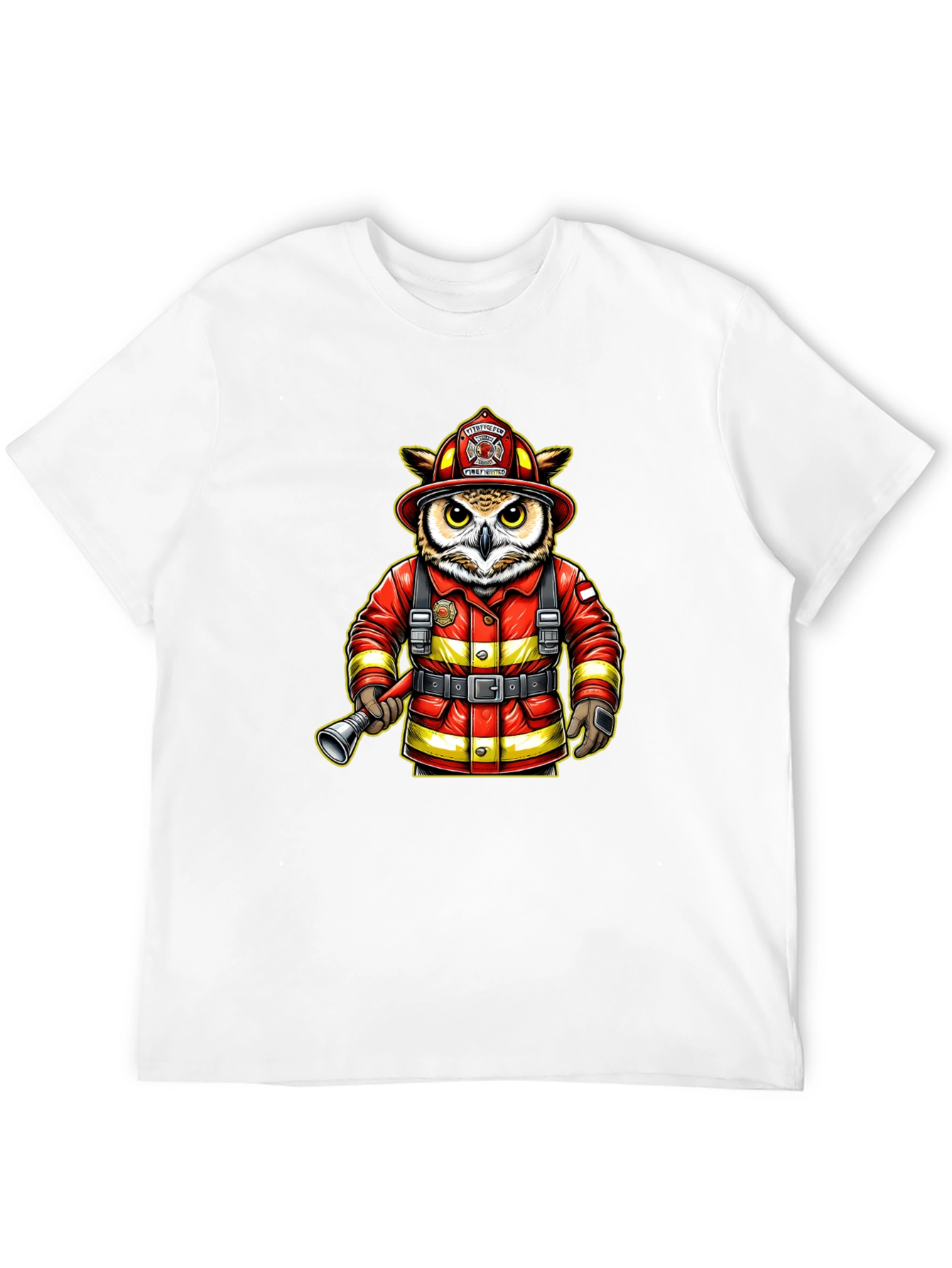 Owl Firefighter T-Shirt