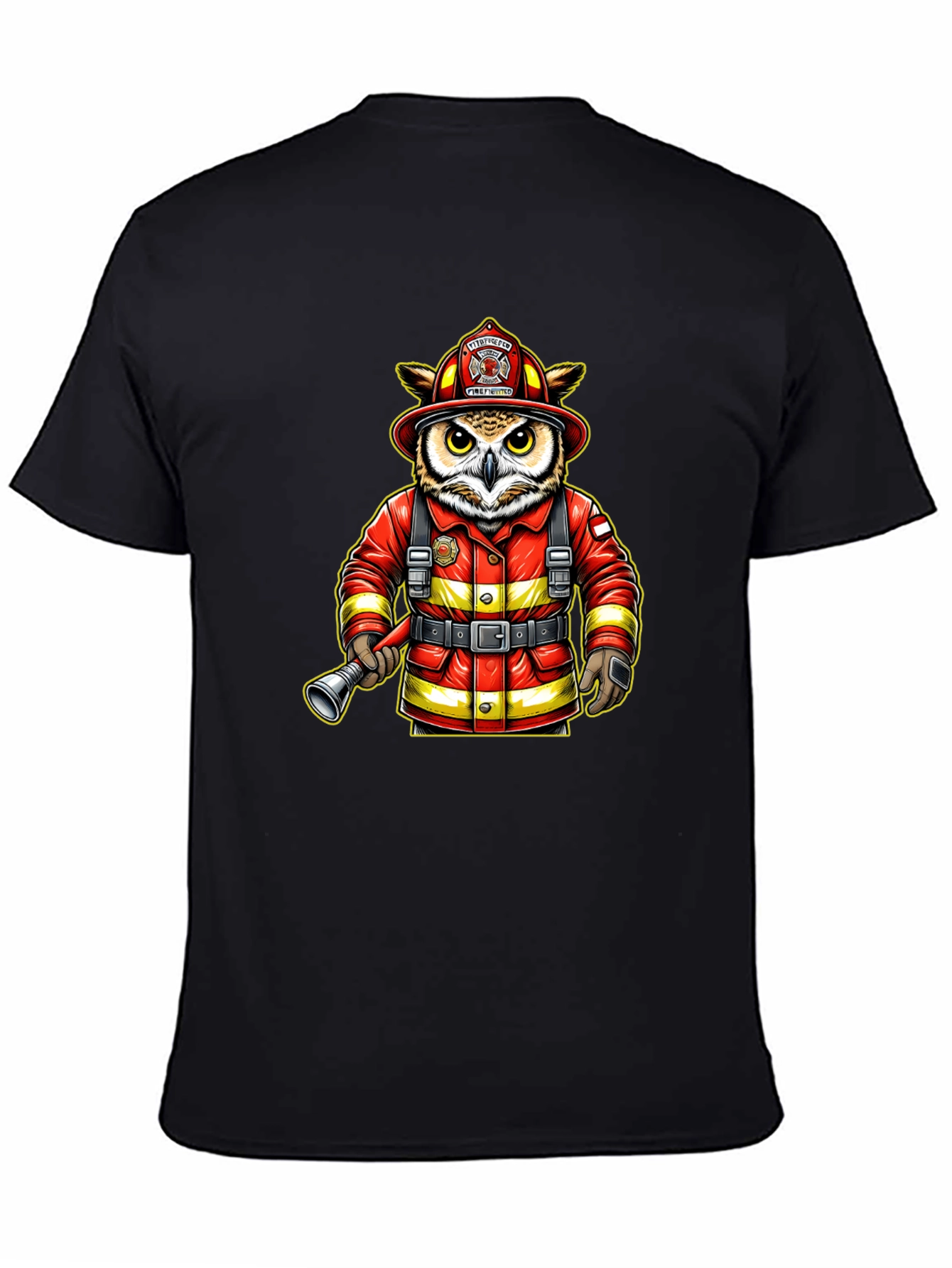 Owl Firefighter T-Shirt