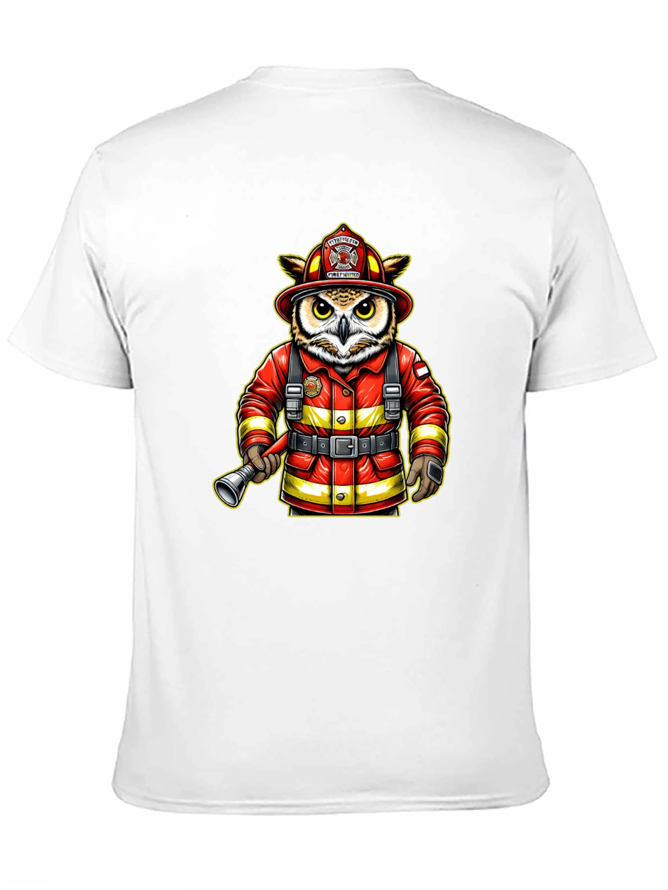 Owl Firefighter T-Shirt