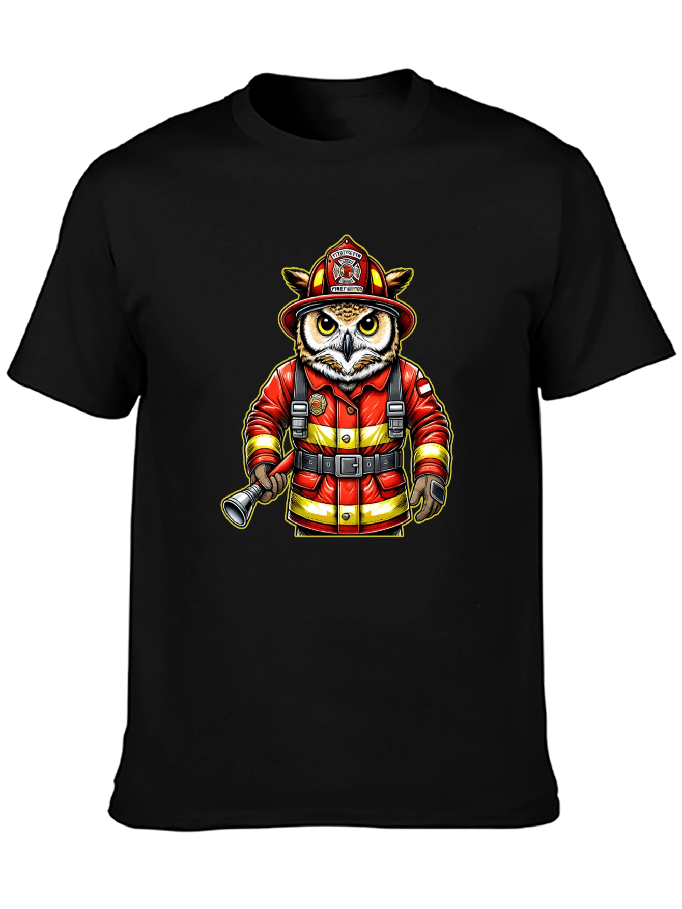 Owl Firefighter T-Shirt
