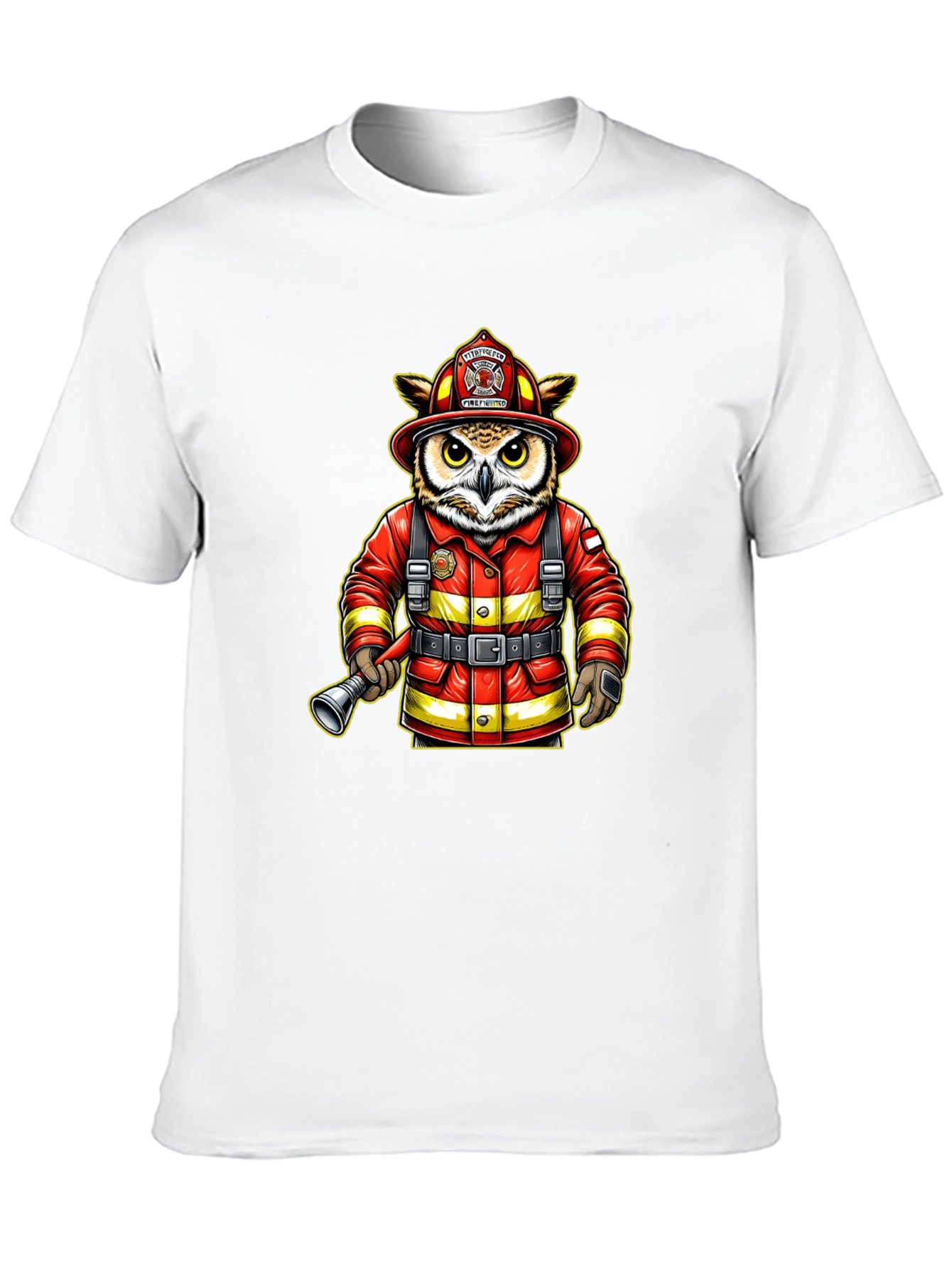 Owl Firefighter T-Shirt