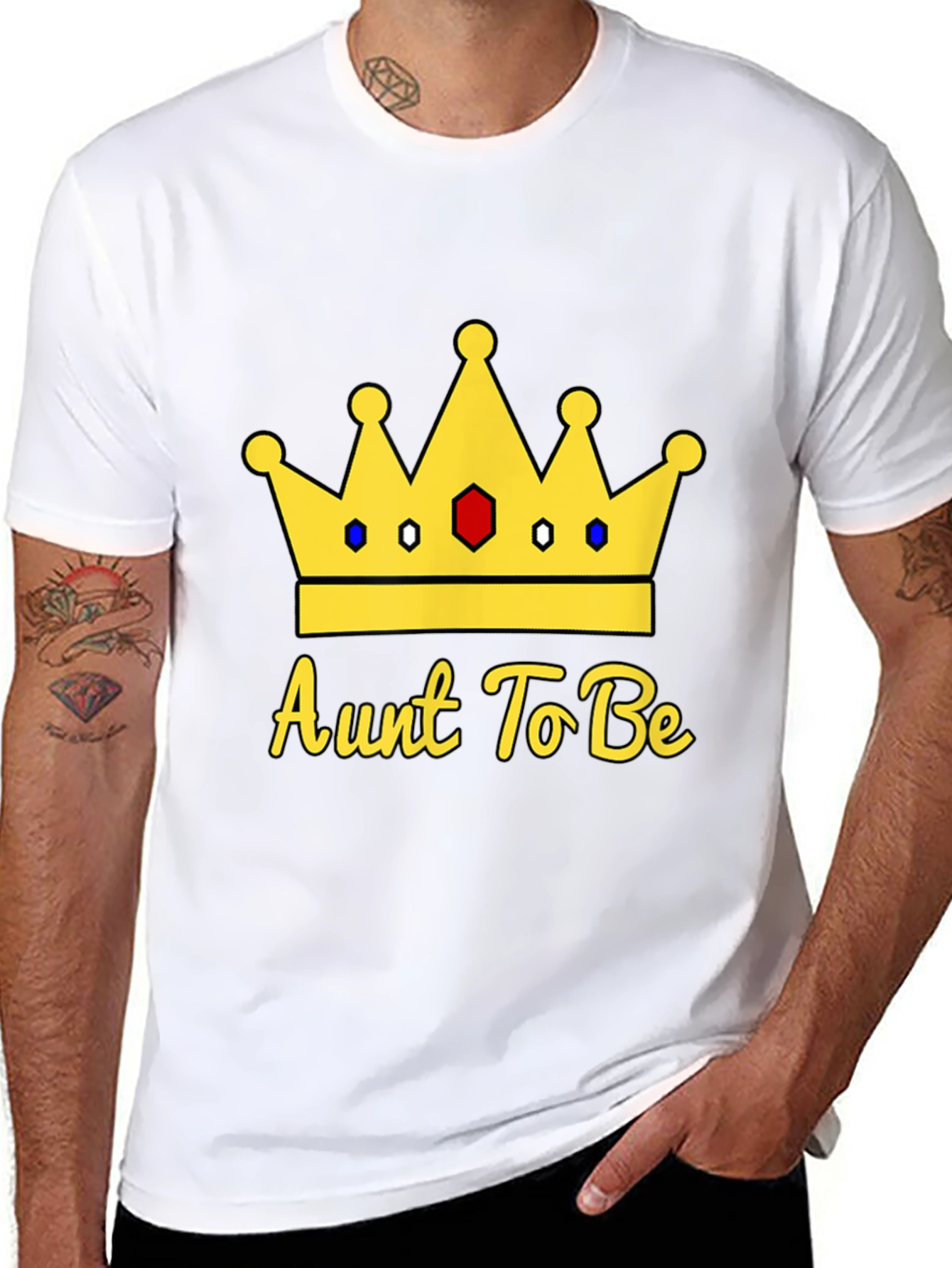 Aunt To Be Crown T-Shirt