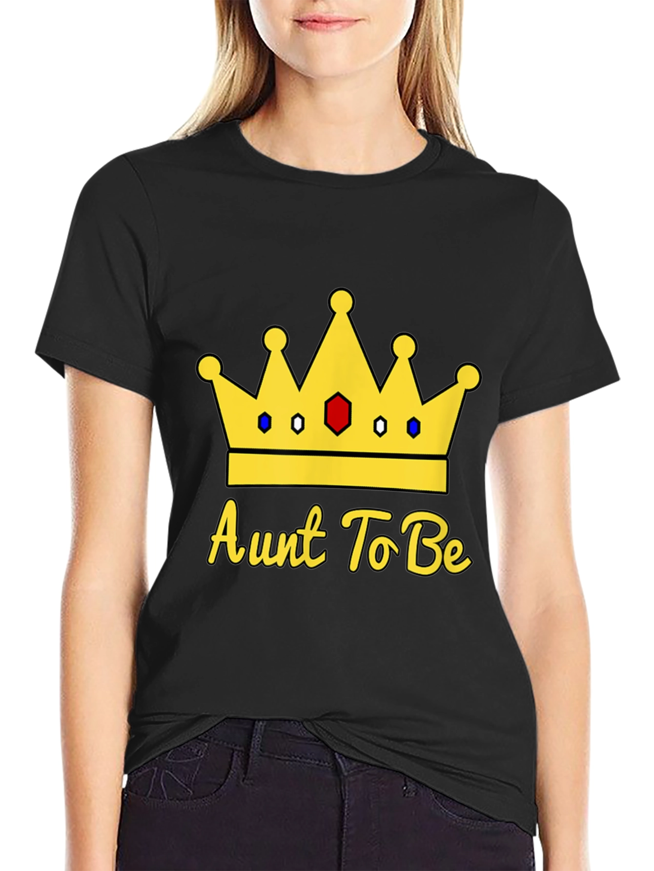 Aunt To Be Crown T-Shirt