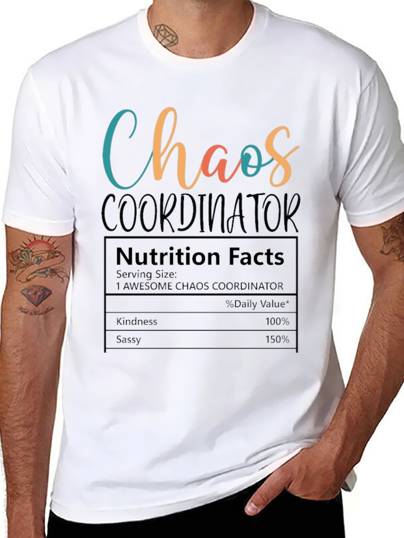 Chaos Coordinator Nutrition Facts T-Shirt