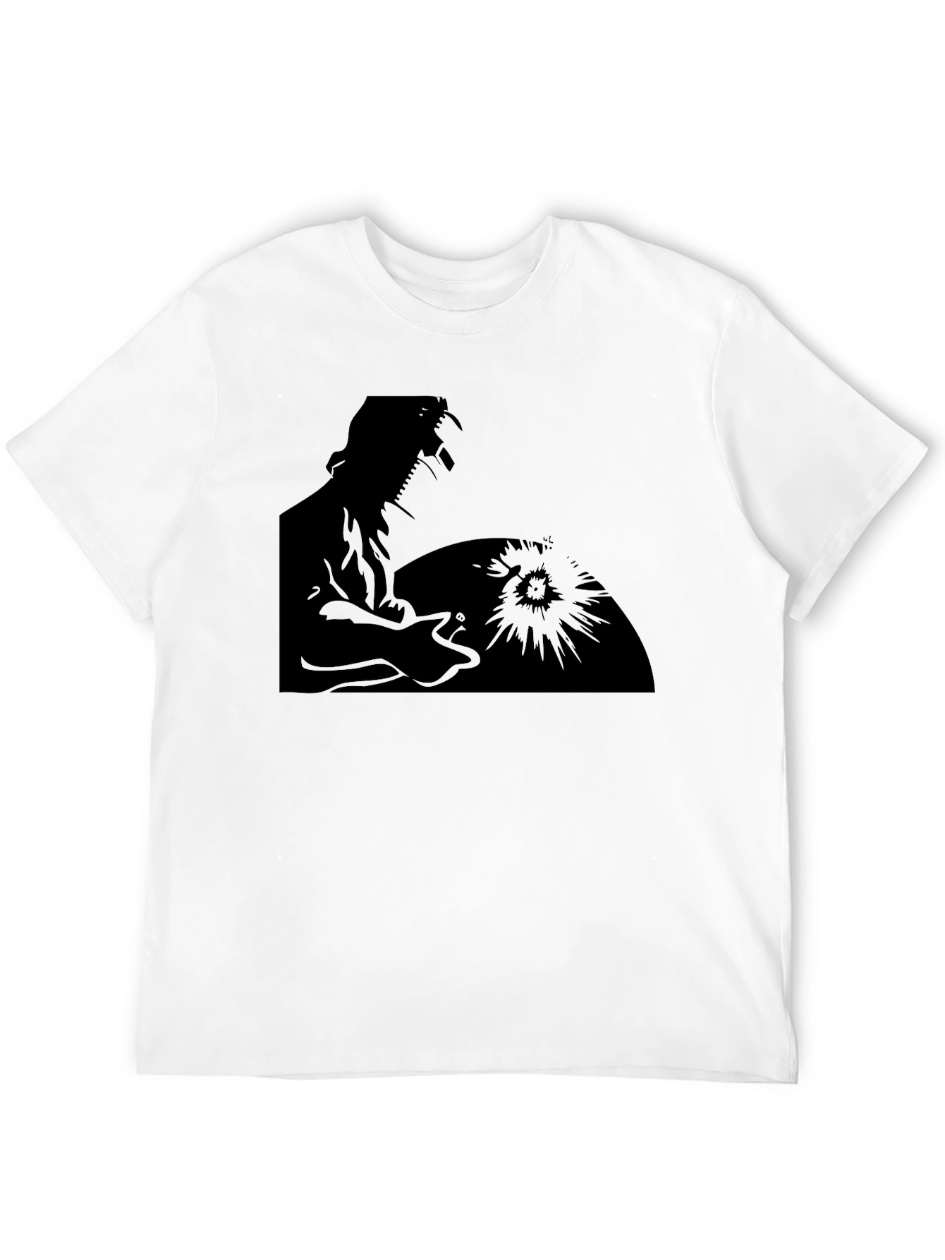 Welder Silhouette Graphic Tee - Black