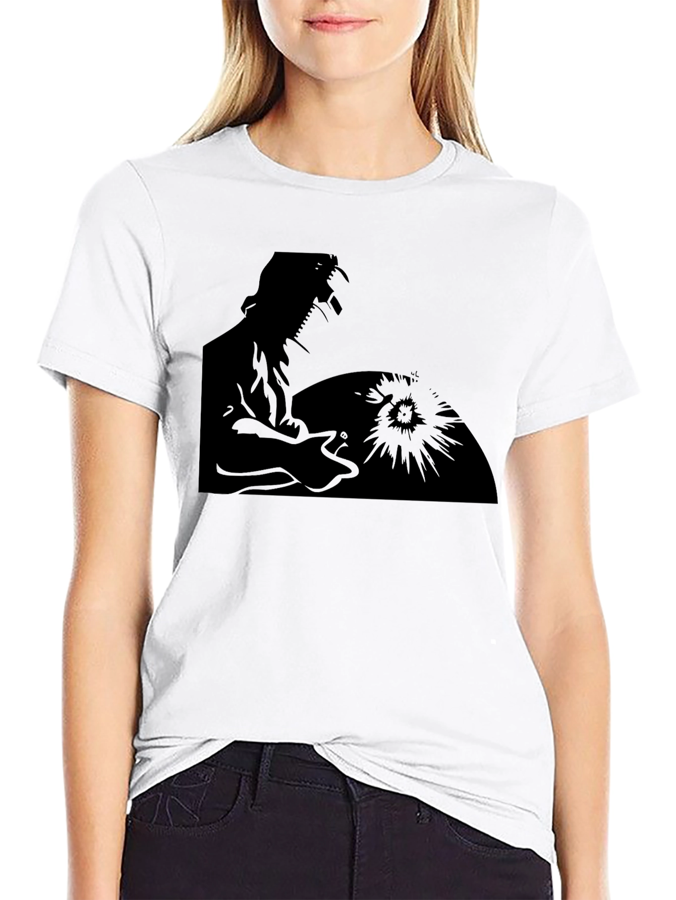 Welder Silhouette Graphic Tee - Black