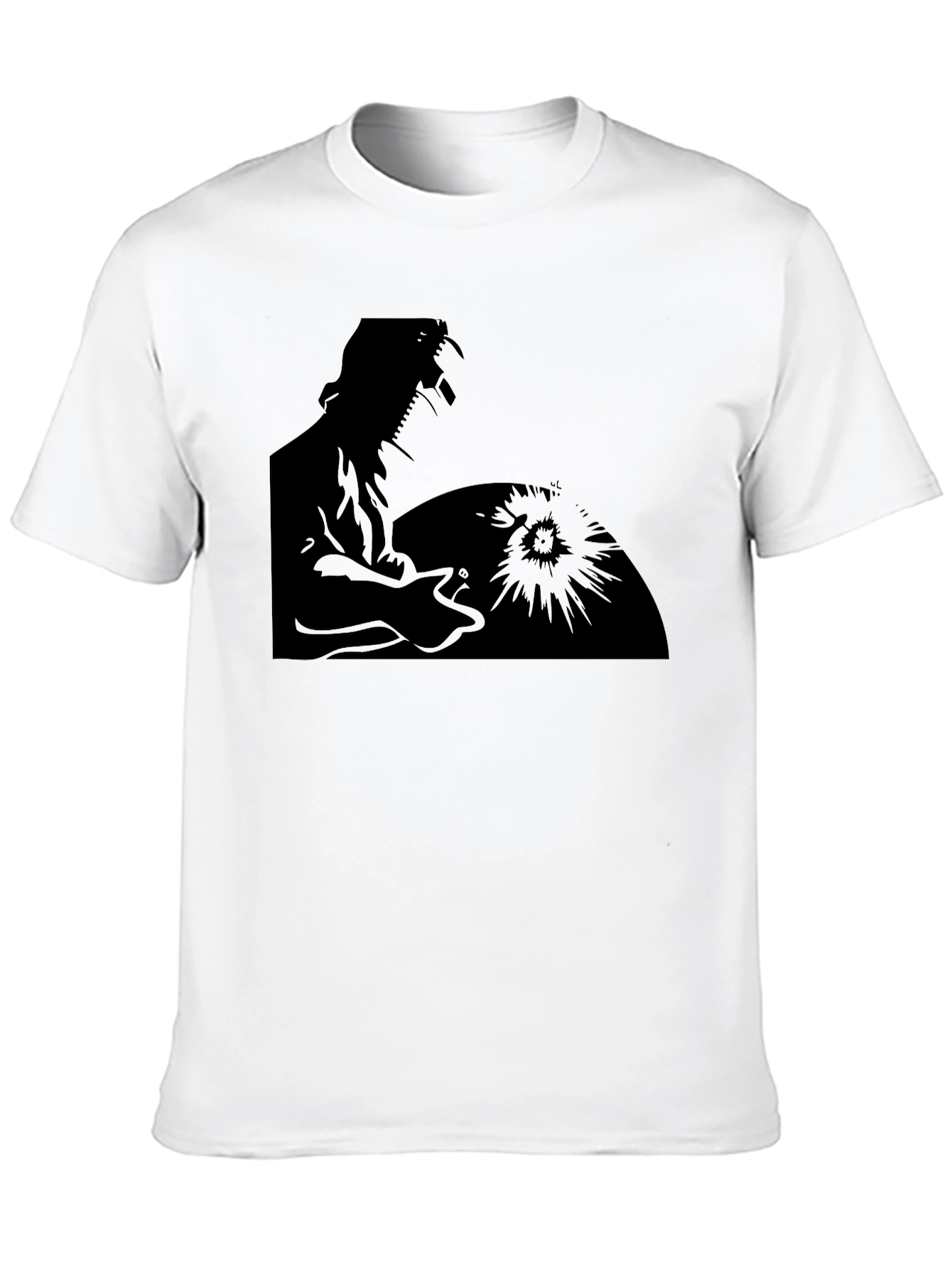 Welder Silhouette Graphic Tee - Black