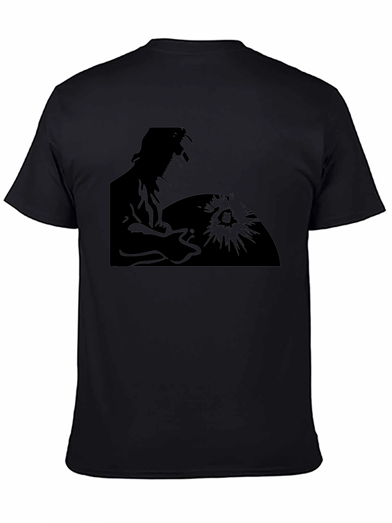 Welder Silhouette Graphic Tee - Black