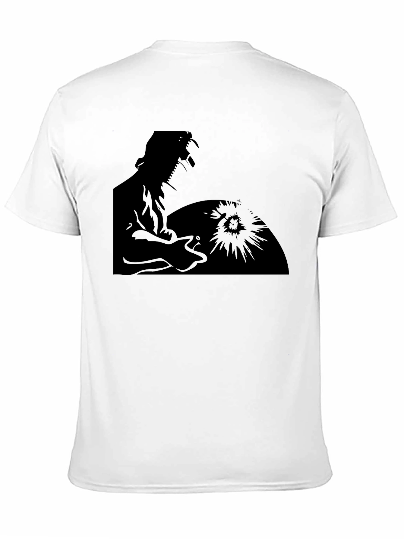 Welder Silhouette Graphic Tee - Black