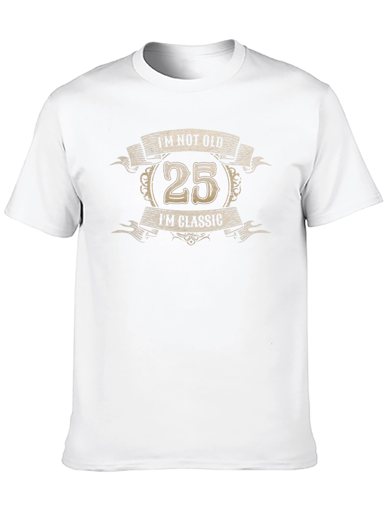 Im Not Old Im Classic 25th Birthday Black T-Shirt