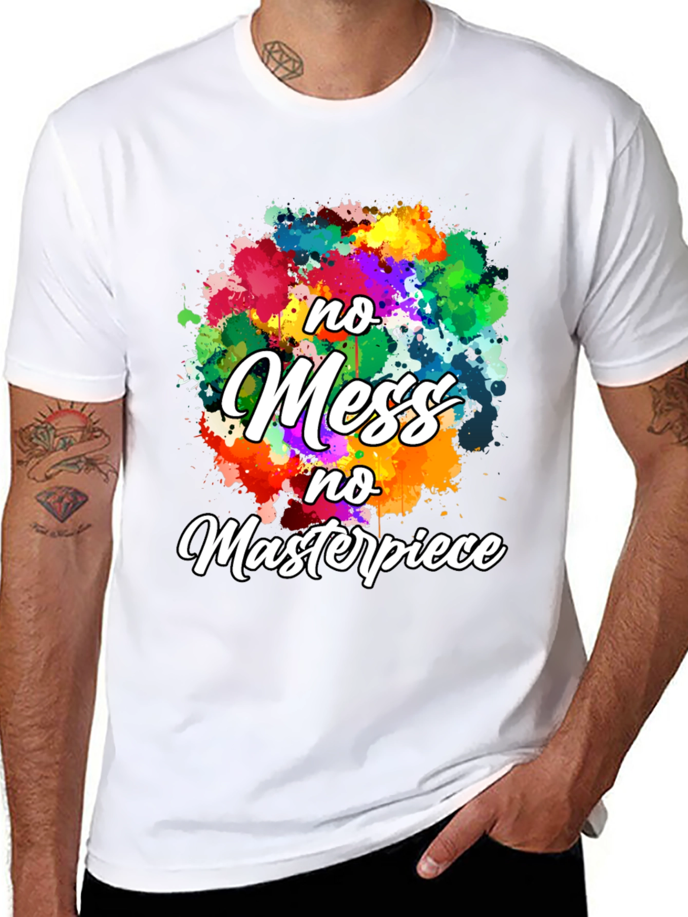 No Mess No Masterpiece Graphic Tee