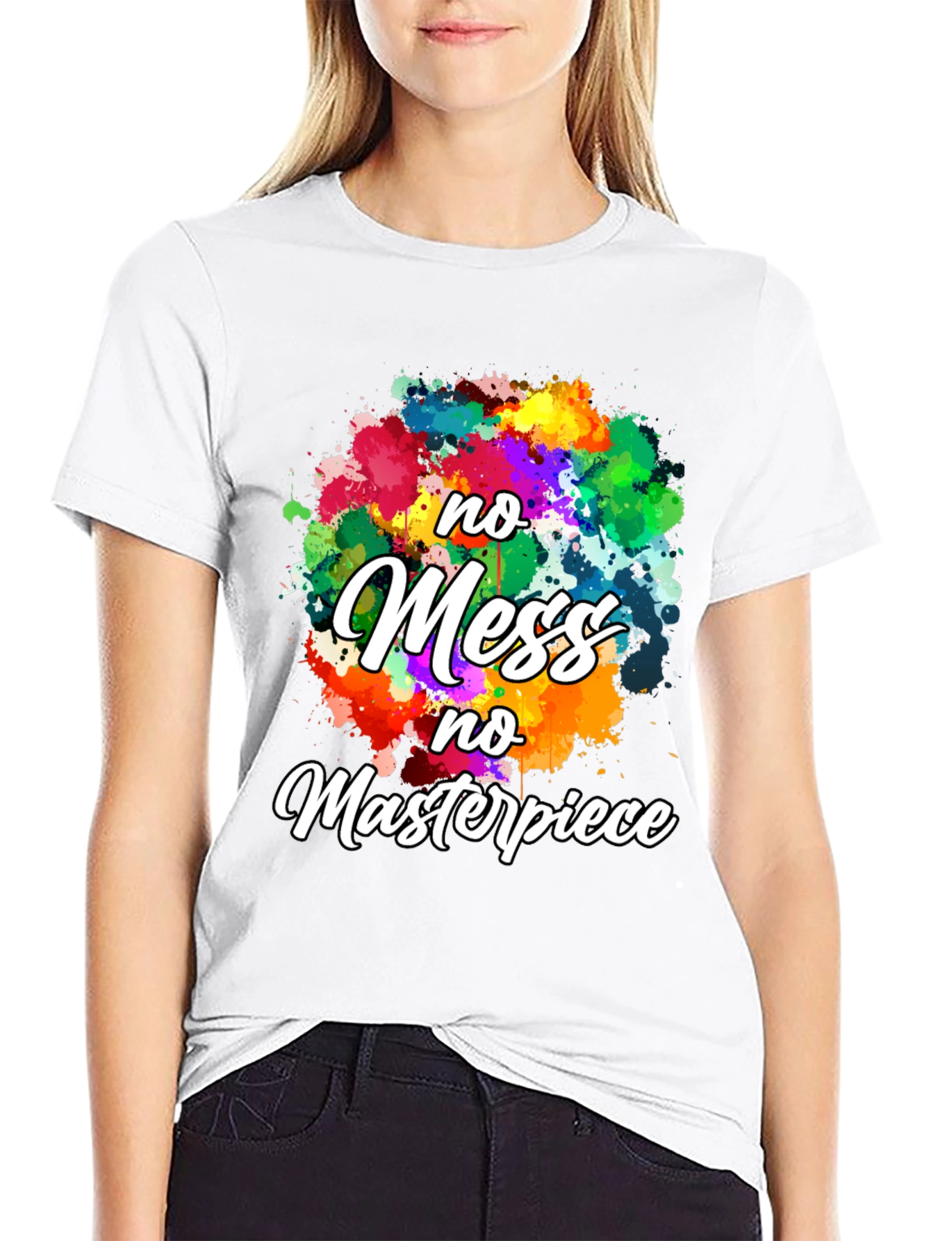 No Mess No Masterpiece Graphic Tee