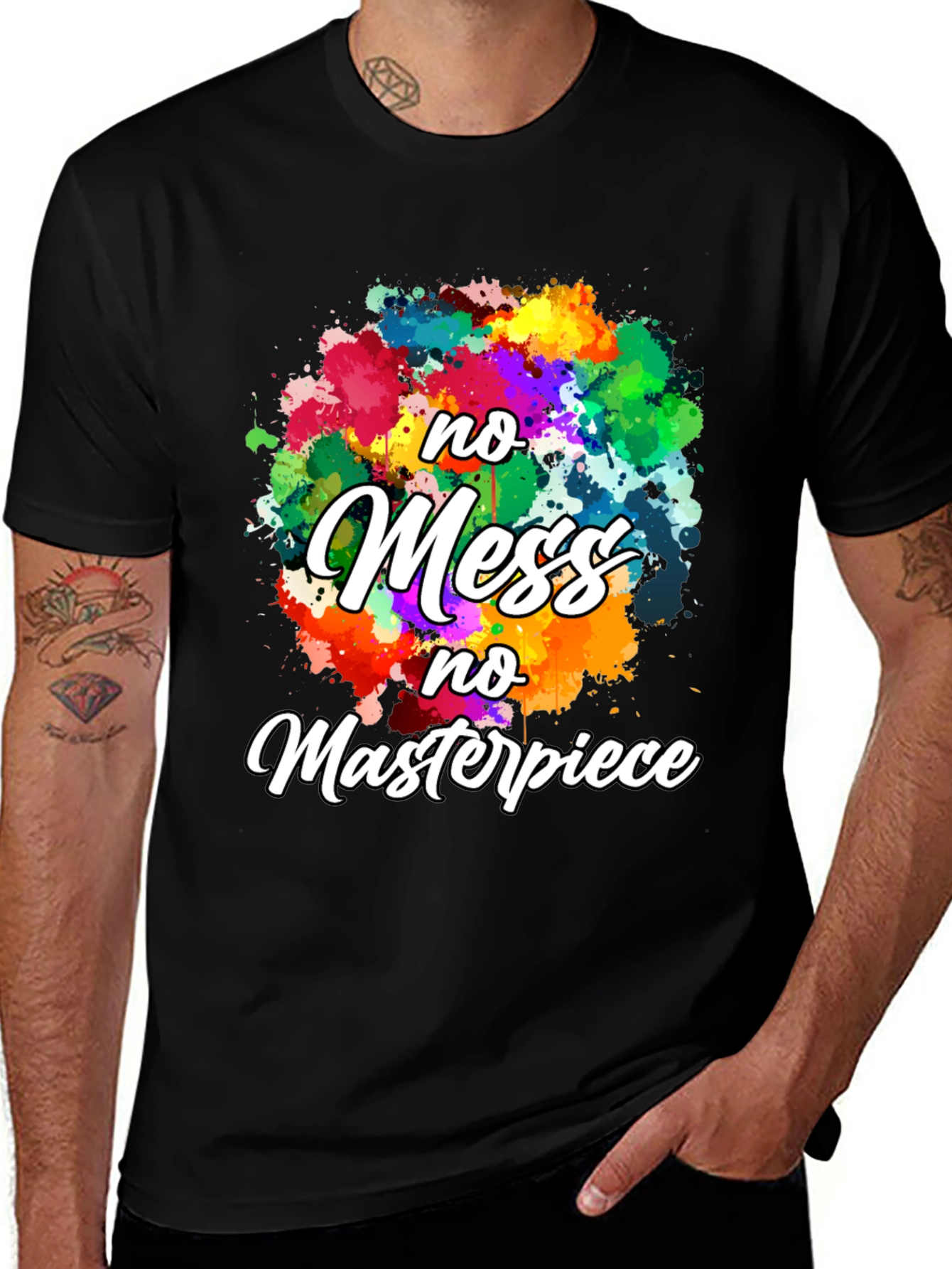 No Mess No Masterpiece Graphic Tee