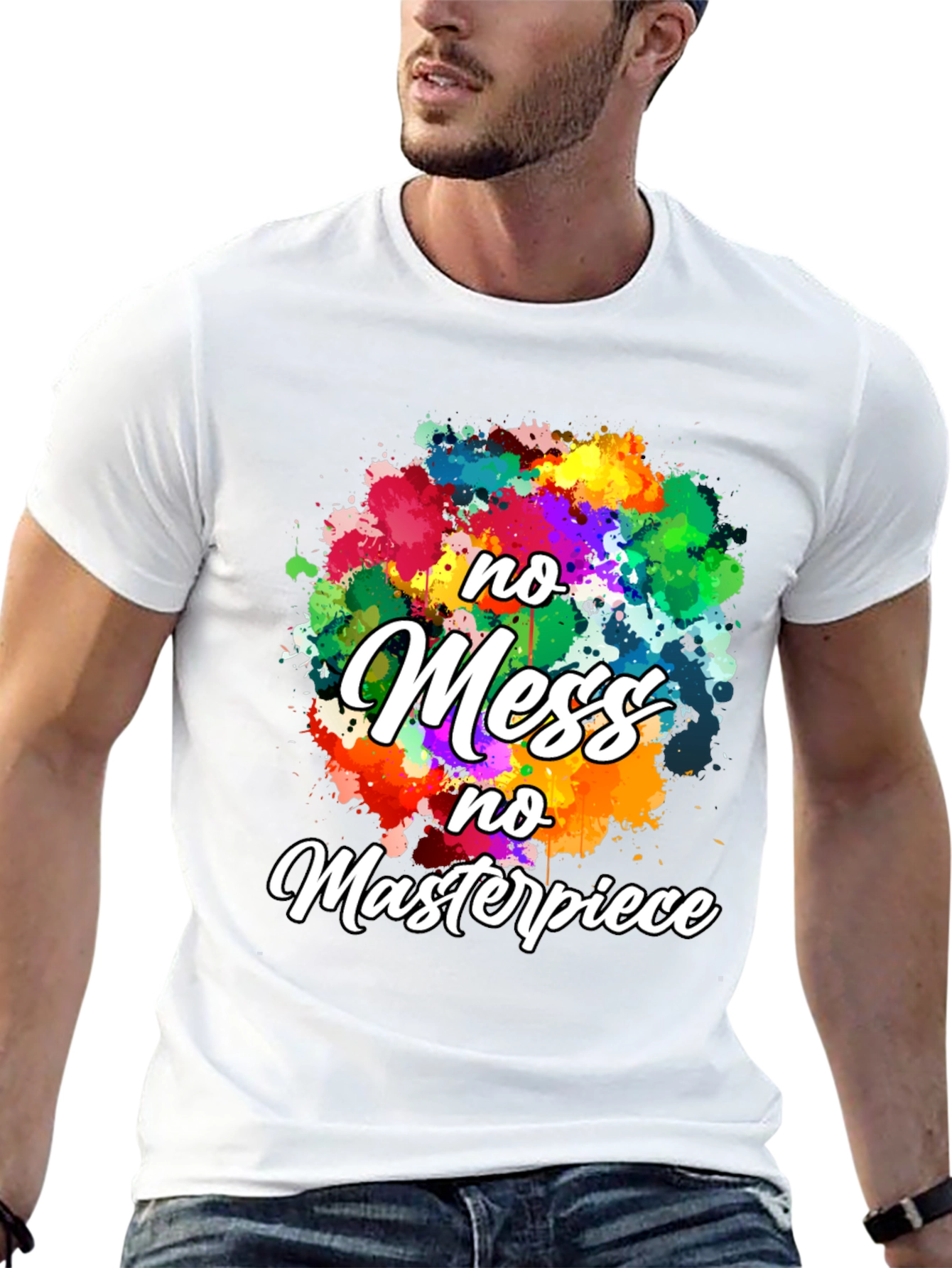 No Mess No Masterpiece Graphic Tee