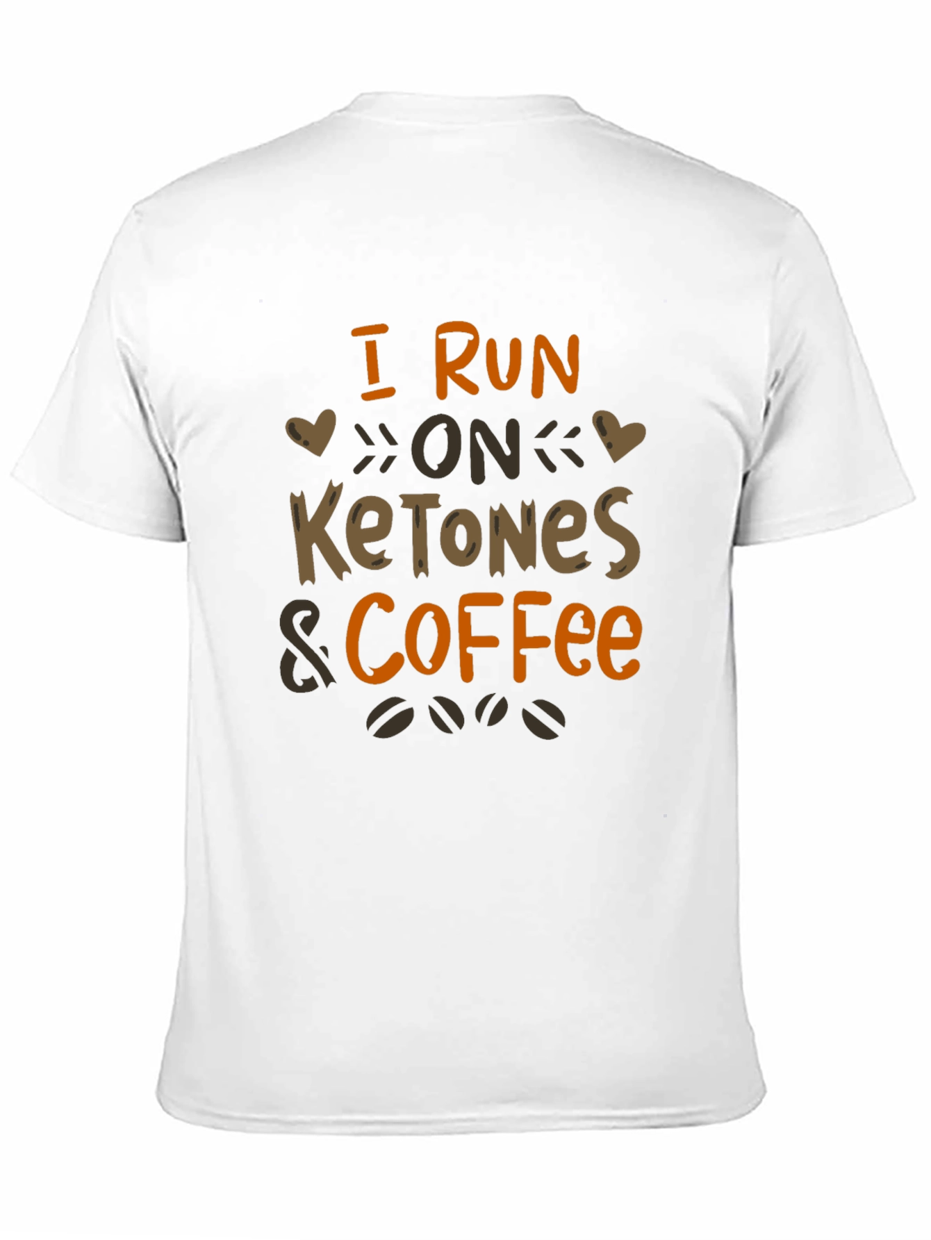 I Run On Ketones & Coffee Black T-Shirt