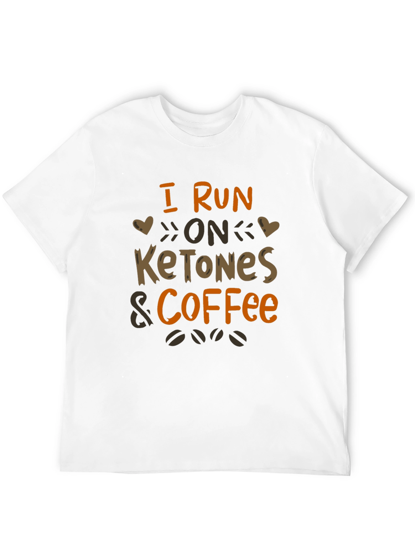 I Run On Ketones & Coffee Black T-Shirt