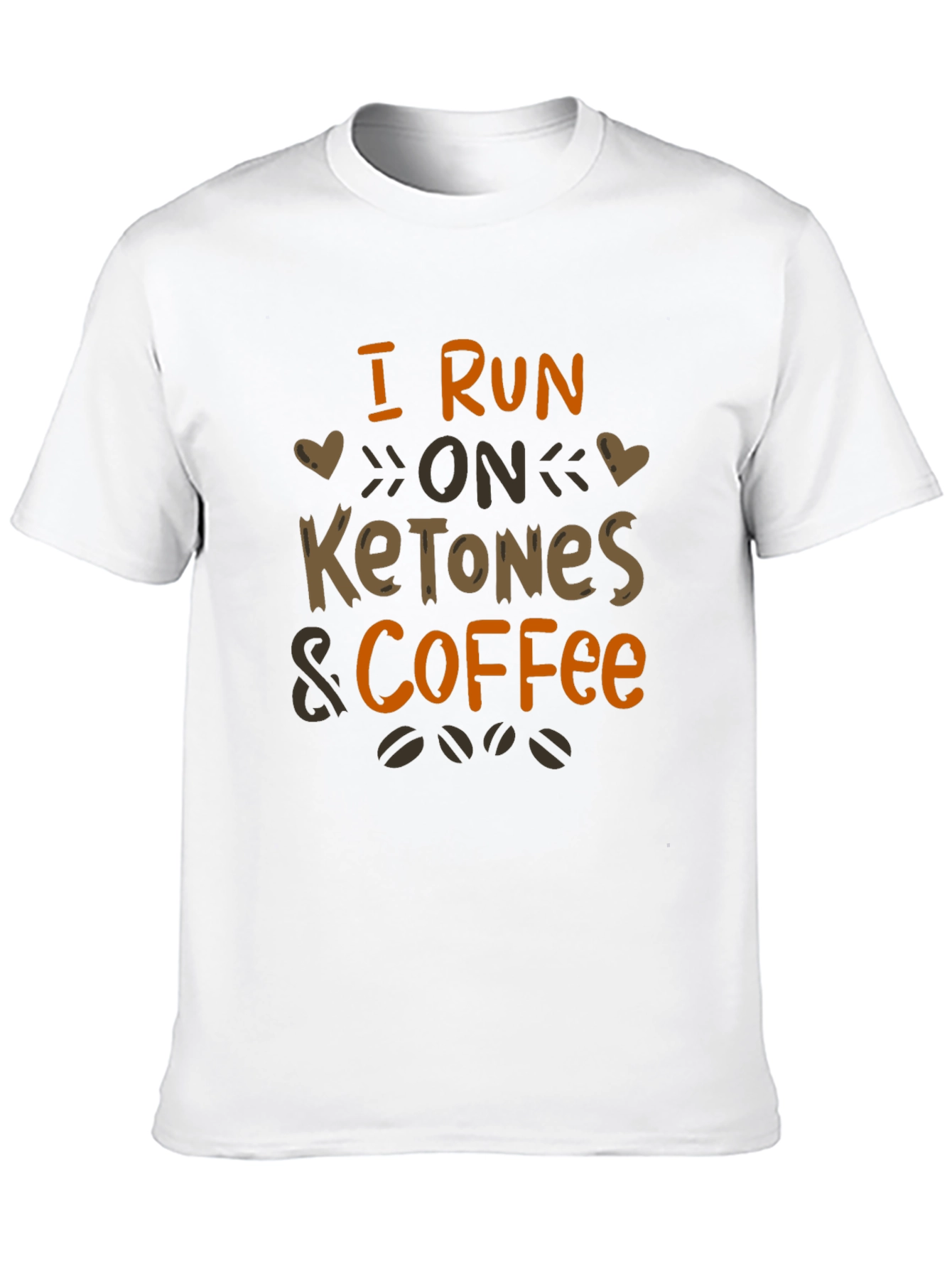 I Run On Ketones & Coffee Black T-Shirt