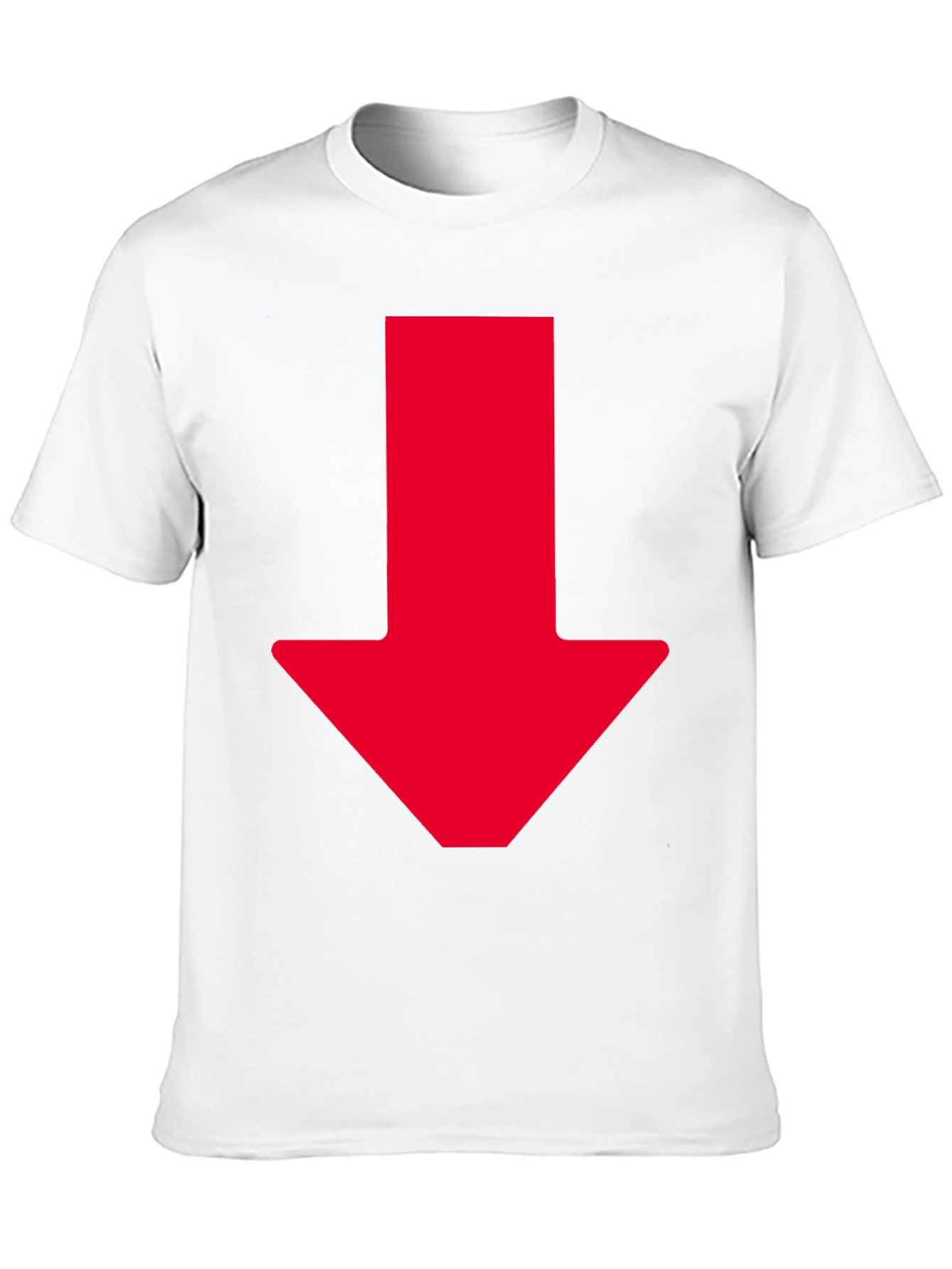 Red Arrow Graphic Tee - Down Direction Shirt