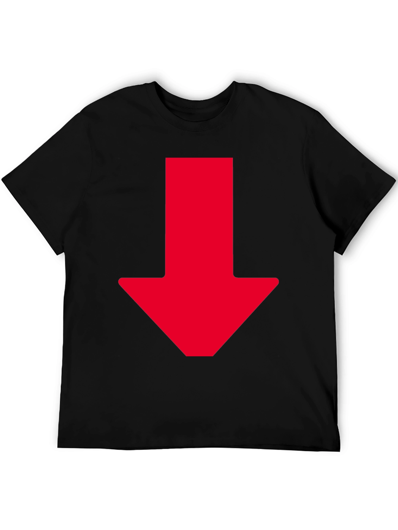 Red Arrow Graphic Tee - Down Direction Shirt